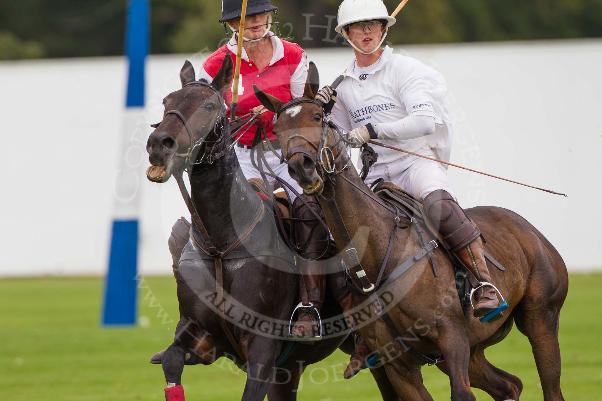 DBPC Polo in the Park 2012: Phoenix Polo Team #4, Susi Boyd, and Rathbones #2, Alex Boucher..
Dallas Burston Polo Club,
Stoneythorpe Estate,
Southam,
Warwickshire,
United Kingdom,
on 16 September 2012 at 12:16, image #118