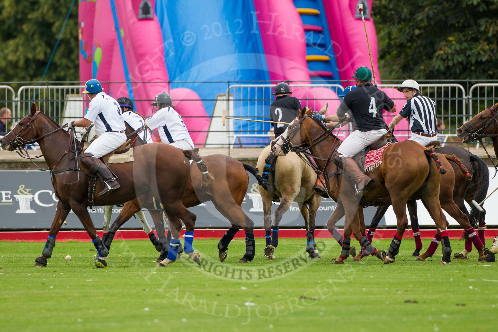 DBPC Polo in the Park 2012: The Inn Team #3, #1, and #2, Offchurch Bury #2. #1, and #4..
Dallas Burston Polo Club,
Stoneythorpe Estate,
Southam,
Warwickshire,
United Kingdom,
on 16 September 2012 at 15:01, image #228