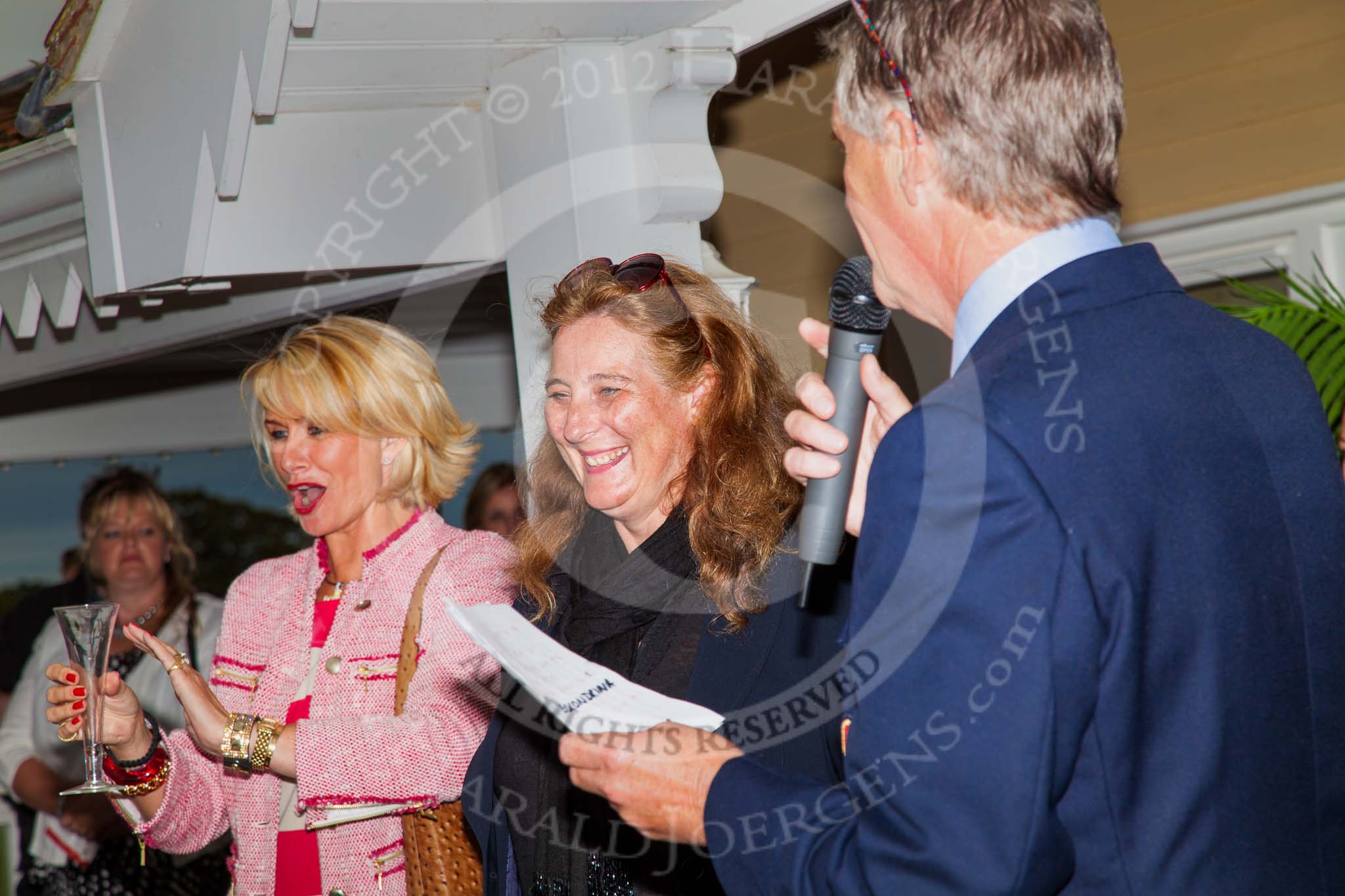 DBPC Polo in the Park 2012: SallyAnn Burston, HRH Princess Katarina of Yugoslavia , and Dr Dallas Burston at the price-giving for the Dallas Burston Gold Cup Tournament..
Dallas Burston Polo Club,
Stoneythorpe Estate,
Southam,
Warwickshire,
United Kingdom,
on 16 September 2012 at 18:10, image #307