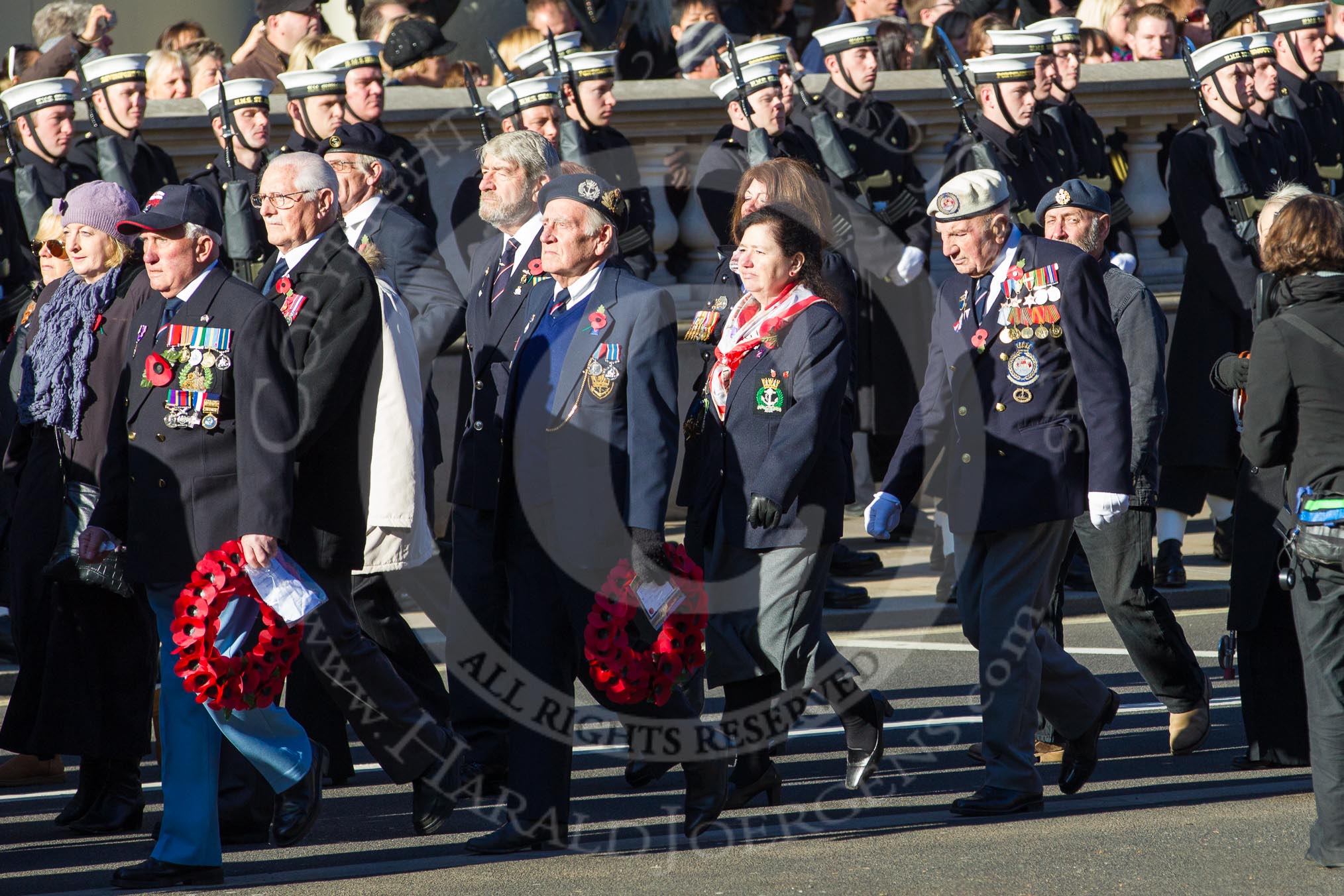 Remembrance Sunday 2012 Cenotaph March Past: Group E1 - Royal Naval Association..
Whitehall, Cenotaph,
London SW1,

United Kingdom,
on 11 November 2012 at 11:38, image #39