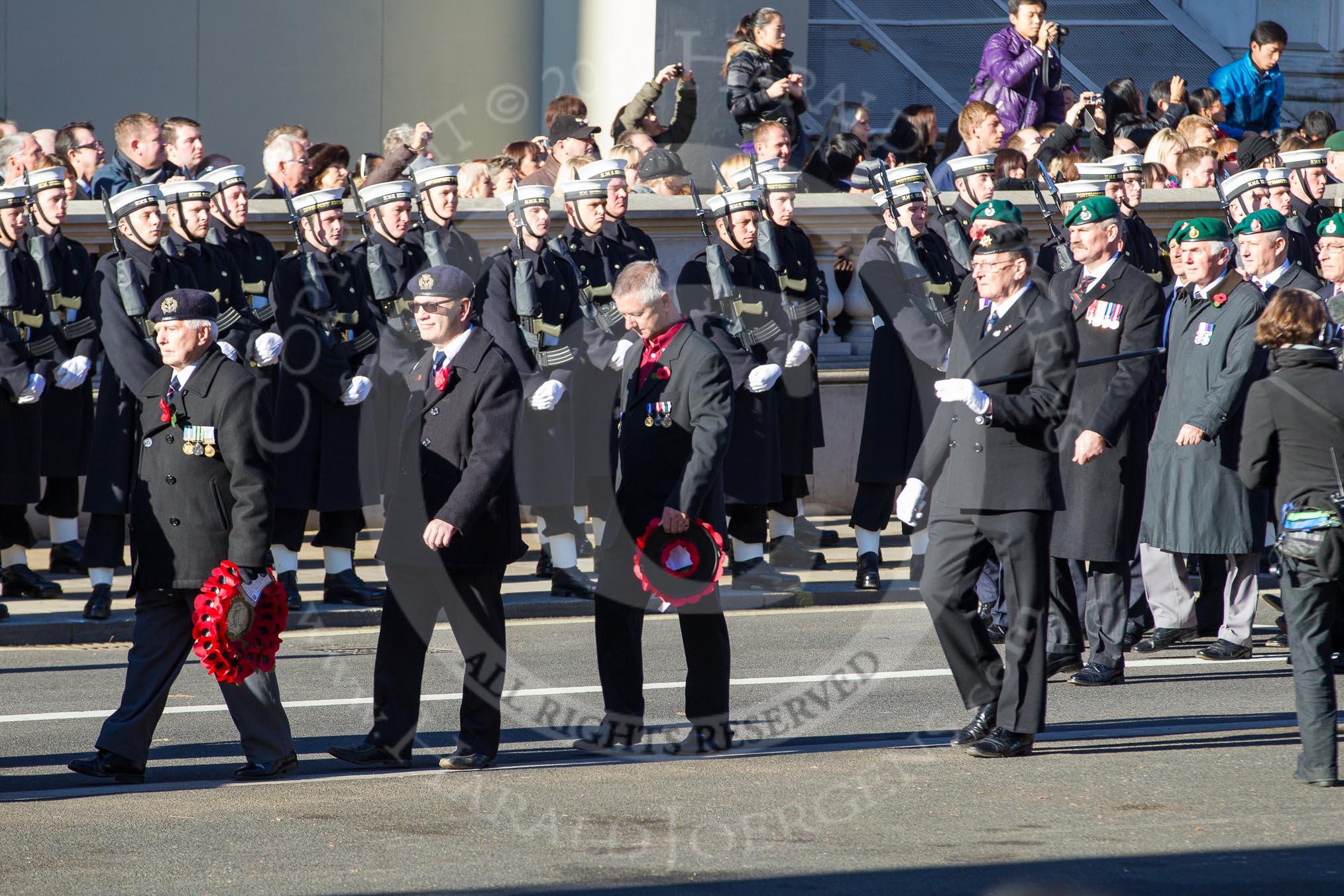 Remembrance Sunday 2012 Cenotaph March Past: Group E1 - Royal Naval Association..
Whitehall, Cenotaph,
London SW1,

United Kingdom,
on 11 November 2012 at 11:38, image #44