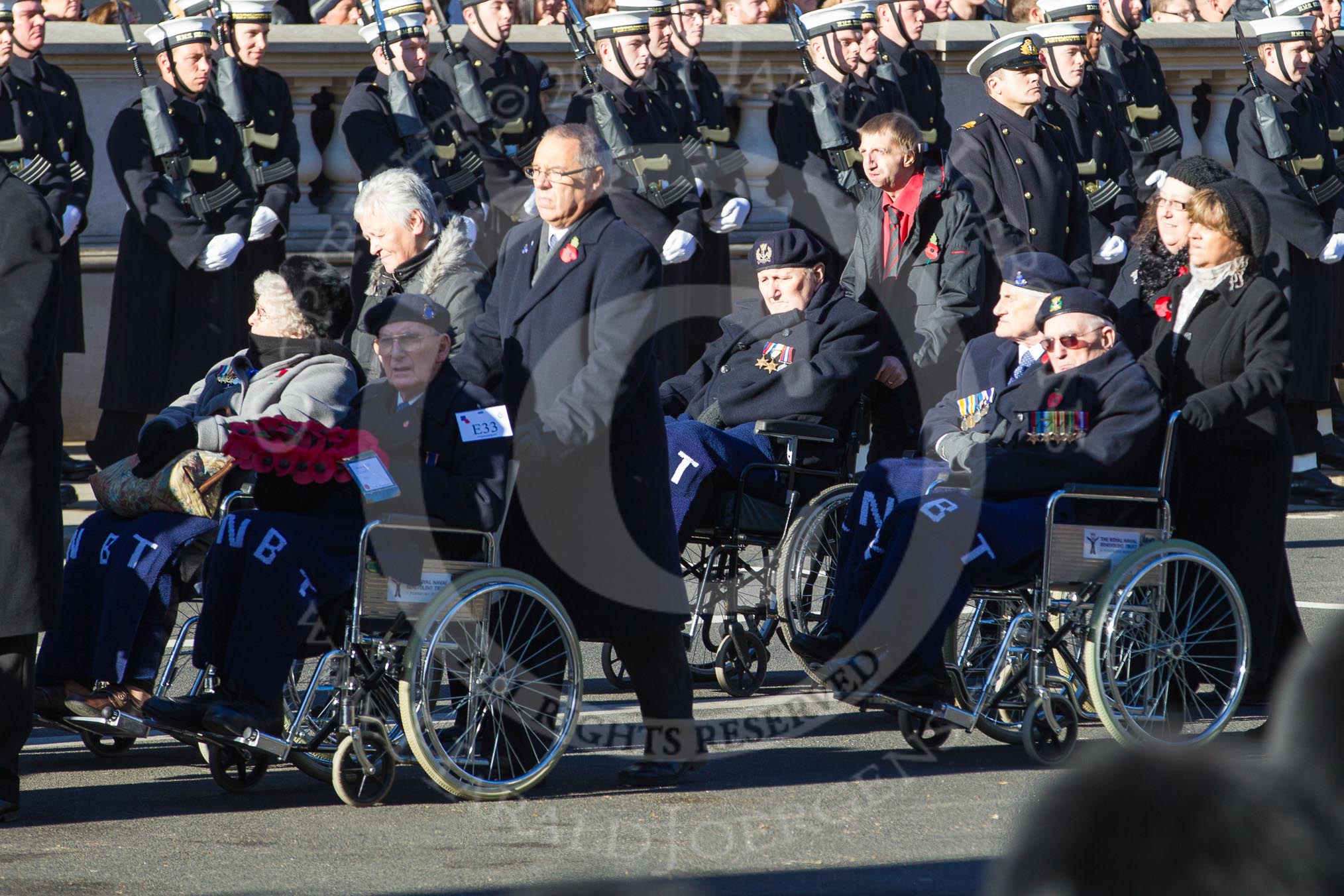 Remembrance Sunday 2012 Cenotaph March Past: Group E33 - Royal Naval Benevolent Trust..
Whitehall, Cenotaph,
London SW1,

United Kingdom,
on 11 November 2012 at 11:42, image #240