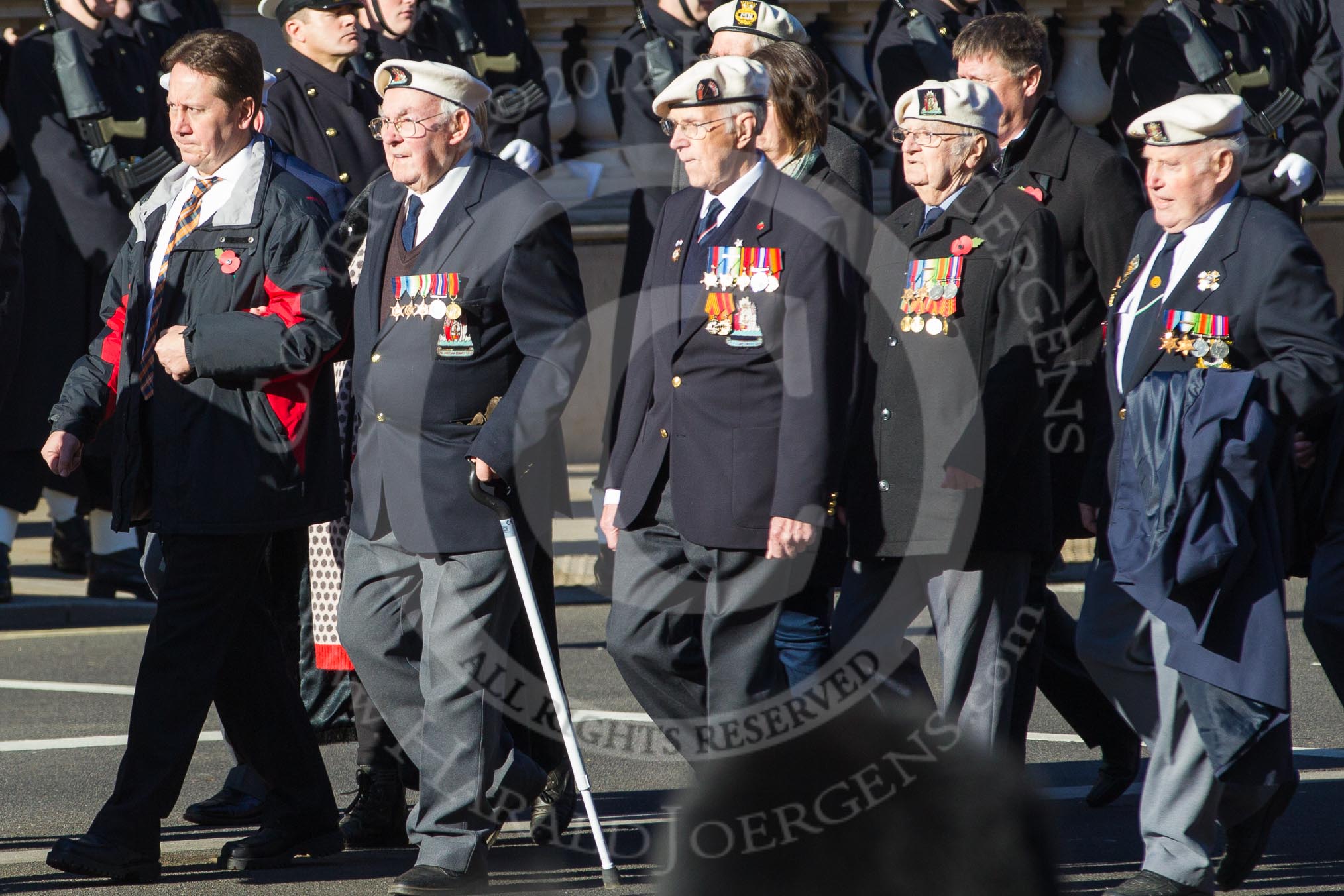 Remembrance Sunday 2012 Cenotaph March Past: Group E35 - Russian Convoy Club..
Whitehall, Cenotaph,
London SW1,

United Kingdom,
on 11 November 2012 at 11:42, image #257