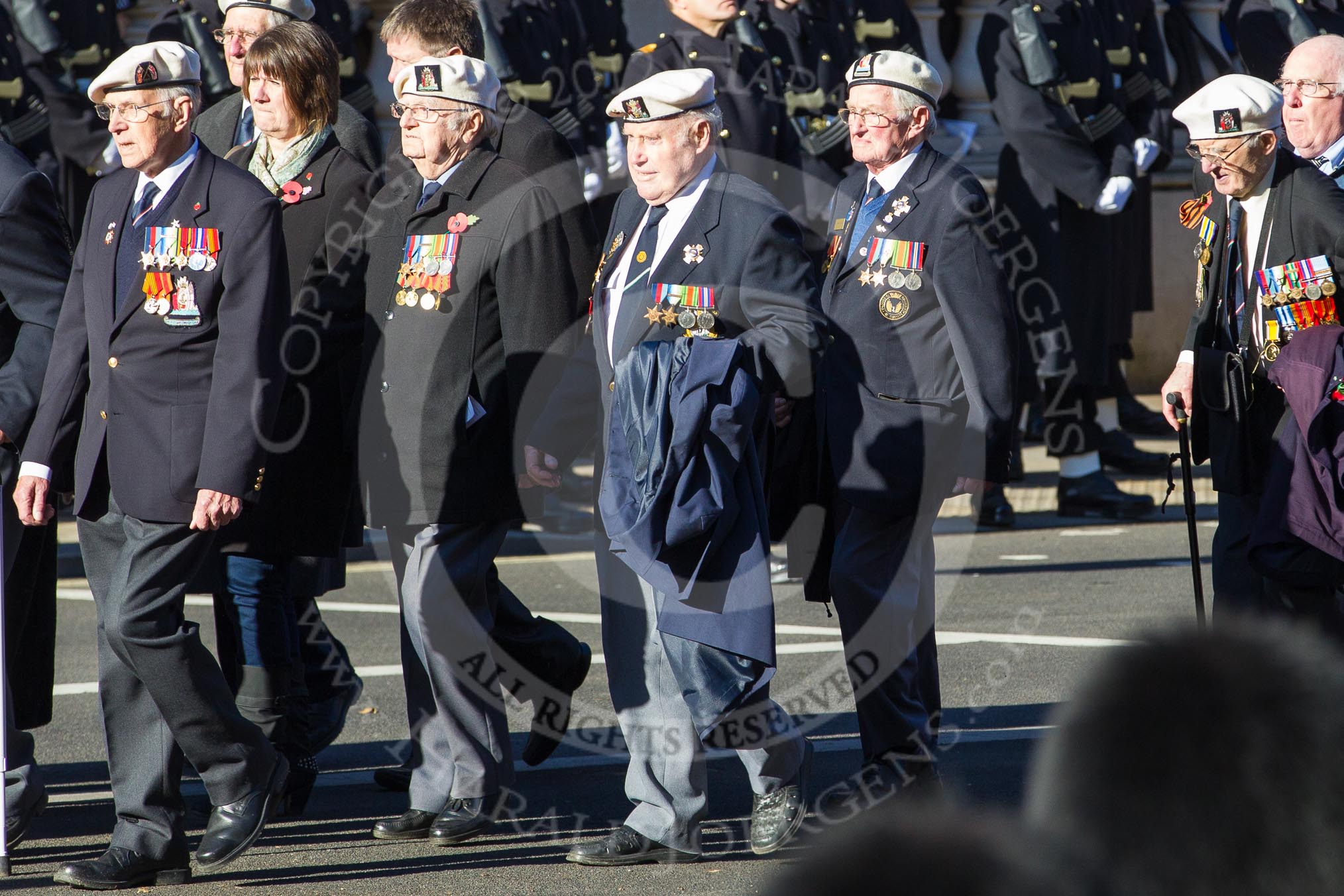 Remembrance Sunday 2012 Cenotaph March Past: Group E35 - Russian Convoy Club..
Whitehall, Cenotaph,
London SW1,

United Kingdom,
on 11 November 2012 at 11:42, image #259