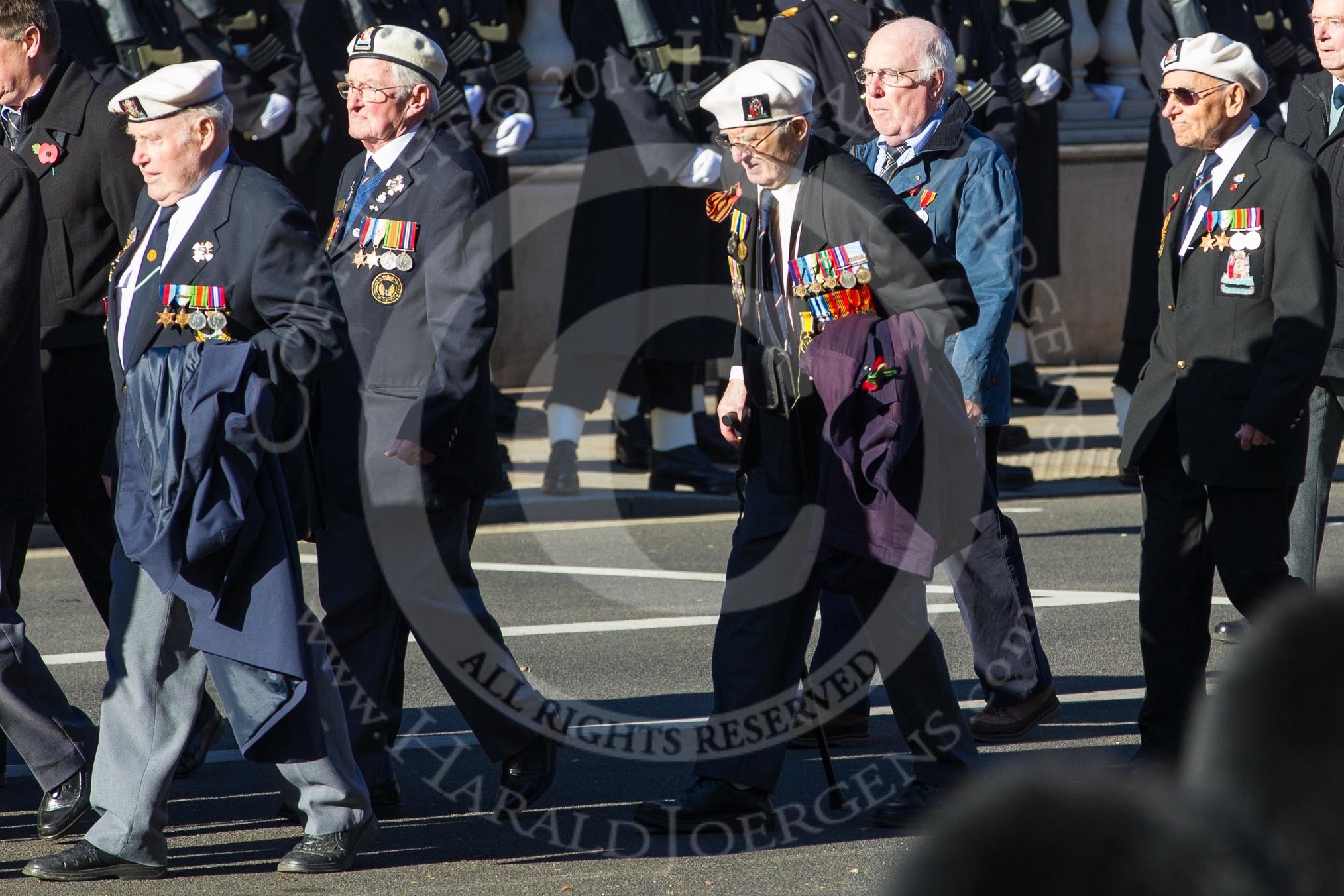 Remembrance Sunday 2012 Cenotaph March Past: Group E35 - Russian Convoy Club..
Whitehall, Cenotaph,
London SW1,

United Kingdom,
on 11 November 2012 at 11:42, image #261