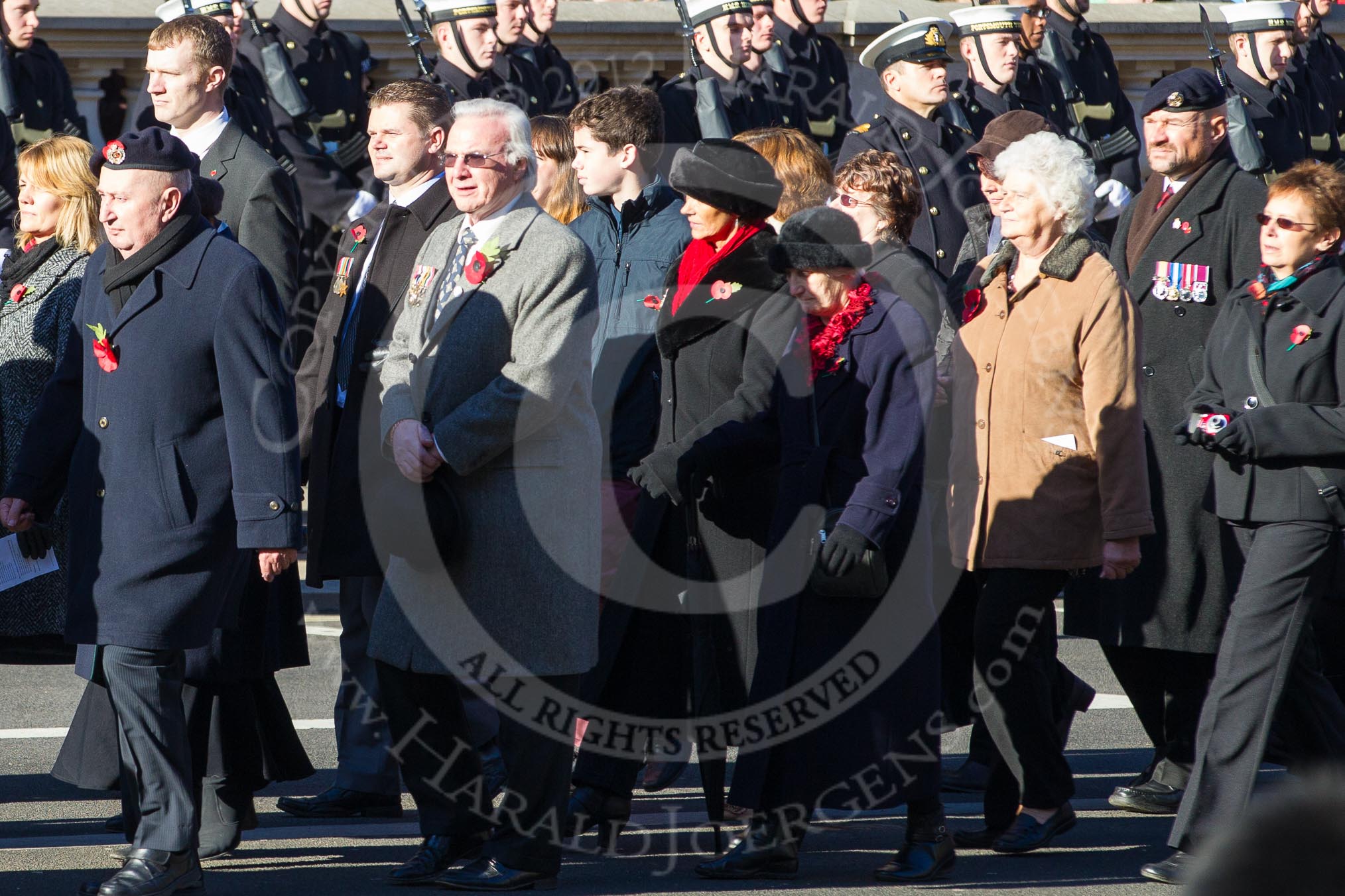 Remembrance Sunday 2012 Cenotaph March Past: Group E41 - British Limbless Ex-Service Men's Association and E42 - British Ex-Services Wheelchair Sports Association..
Whitehall, Cenotaph,
London SW1,

United Kingdom,
on 11 November 2012 at 11:43, image #318