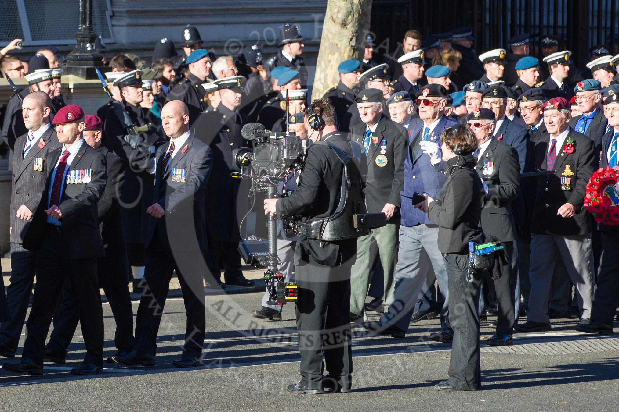 Remembrance Sunday 2012 Cenotaph March Past: Group E45 - Combat Stress and F1 - Suez Veterans Association...
Whitehall, Cenotaph,
London SW1,

United Kingdom,
on 11 November 2012 at 11:44, image #370