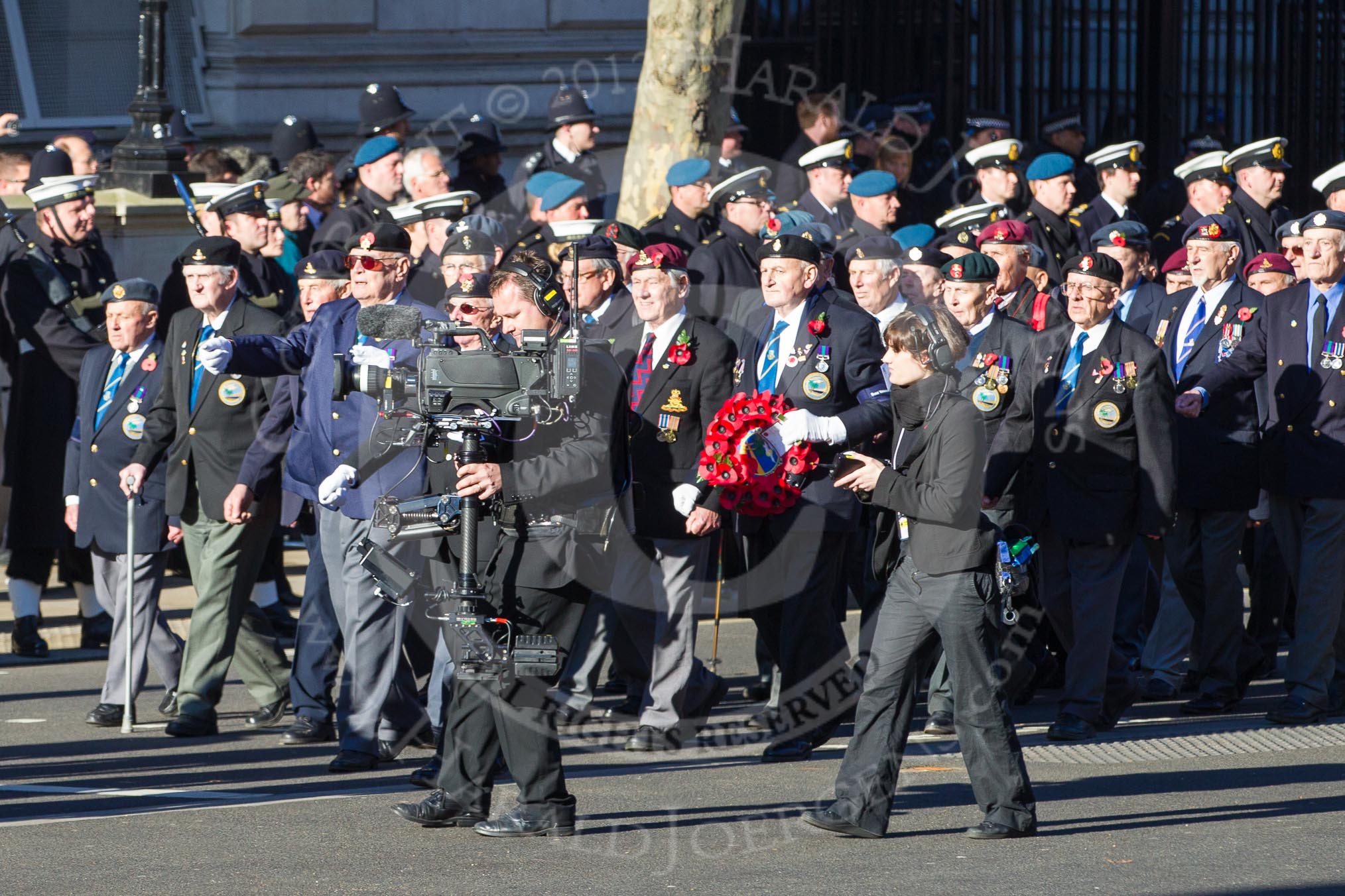 Remembrance Sunday 2012 Cenotaph March Past: Group F1 - Suez Veterans Association..
Whitehall, Cenotaph,
London SW1,

United Kingdom,
on 11 November 2012 at 11:44, image #373