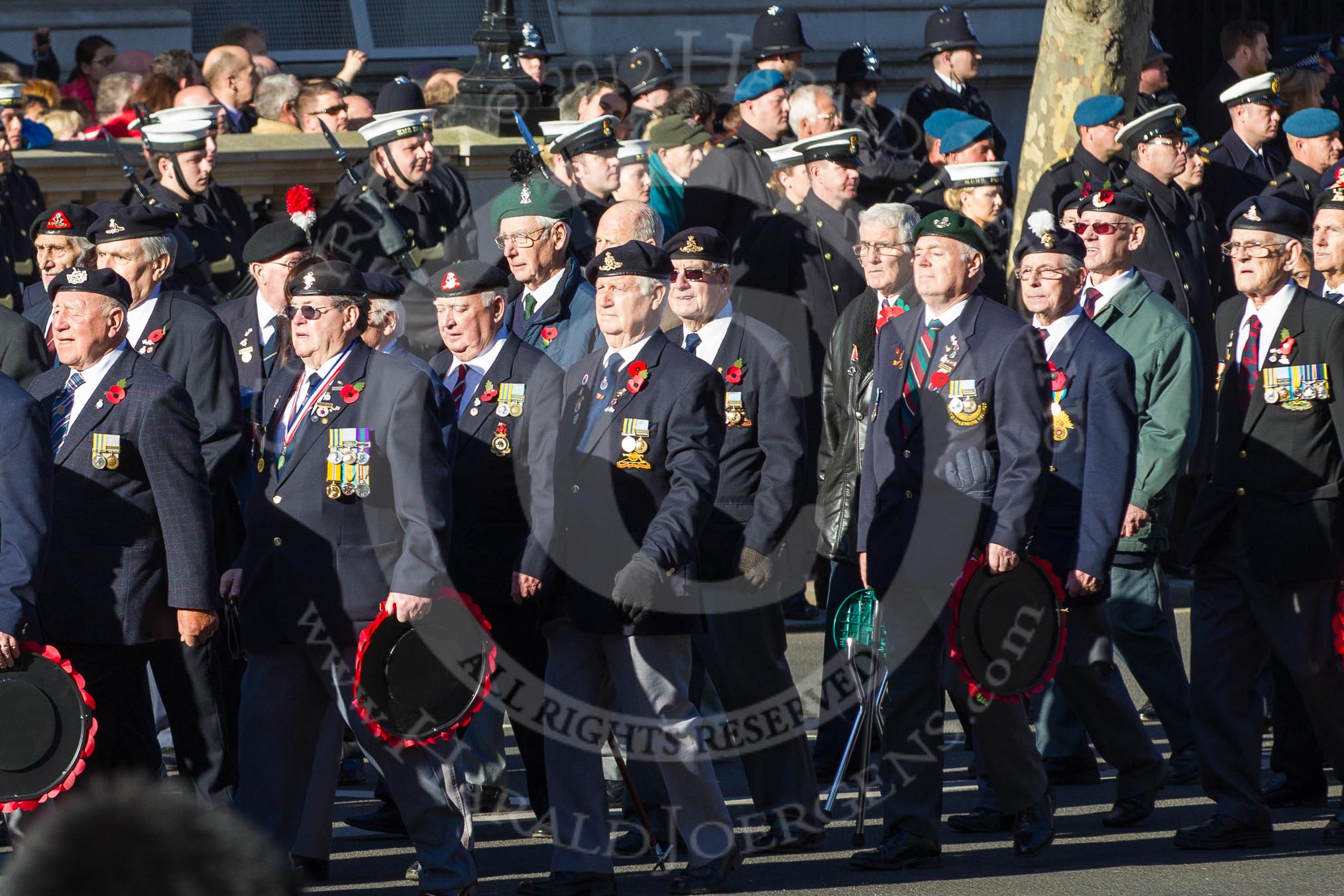 Remembrance Sunday 2012 Cenotaph March Past: Group F8 - British Korean Veterans Association..
Whitehall, Cenotaph,
London SW1,

United Kingdom,
on 11 November 2012 at 11:46, image #430