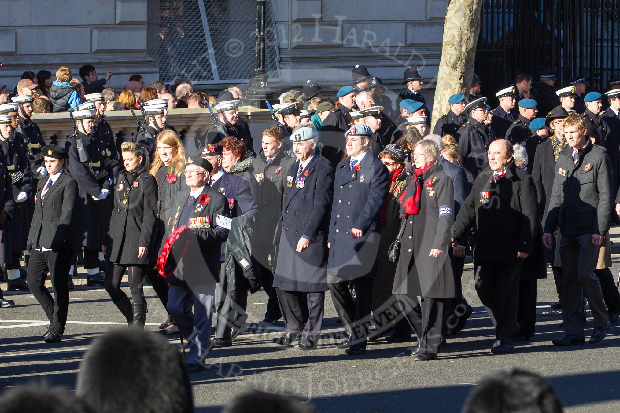 Remembrance Sunday 2012 Cenotaph March Past: Group F11 - Italy Star Association..
Whitehall, Cenotaph,
London SW1,

United Kingdom,
on 11 November 2012 at 11:46, image #462