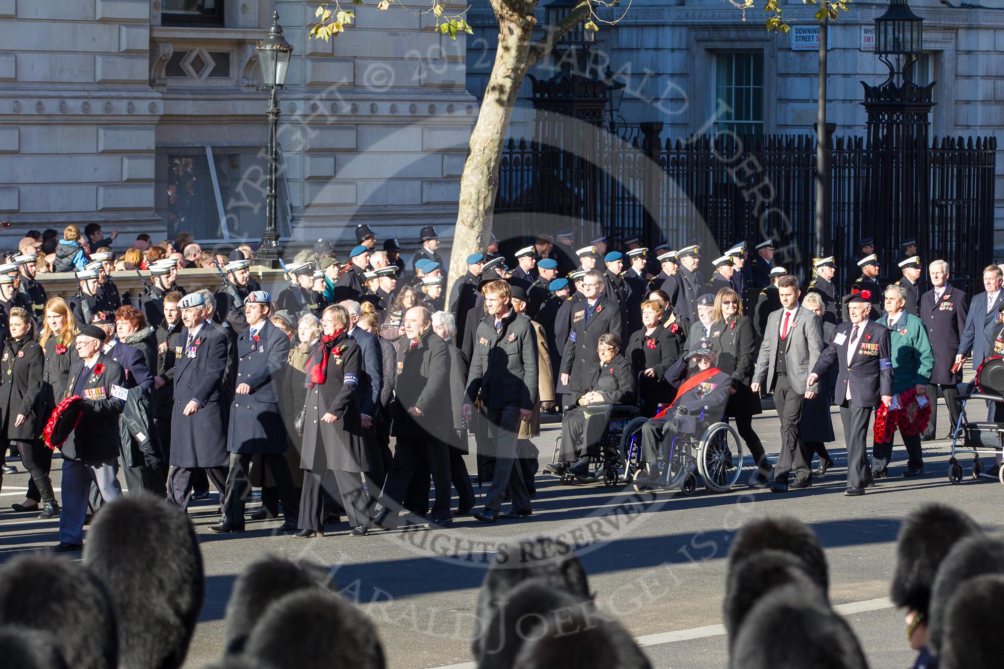 Remembrance Sunday 2012 Cenotaph March Past: Group F11 - Italy Star Association and F12 - Monte Cassino Society..
Whitehall, Cenotaph,
London SW1,

United Kingdom,
on 11 November 2012 at 11:46, image #464