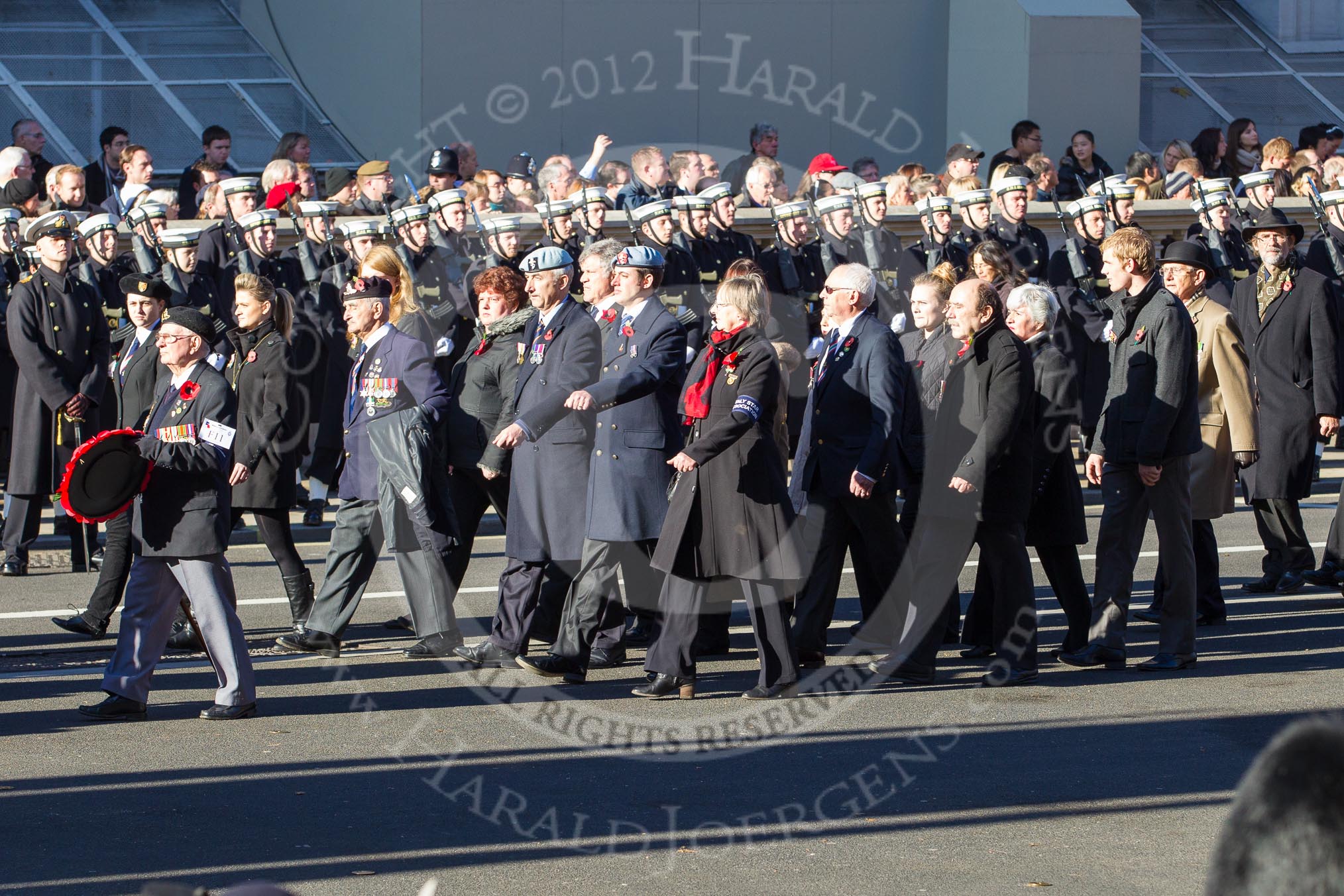 Remembrance Sunday 2012 Cenotaph March Past: Group F11 - Italy Star Association..
Whitehall, Cenotaph,
London SW1,

United Kingdom,
on 11 November 2012 at 11:46, image #475