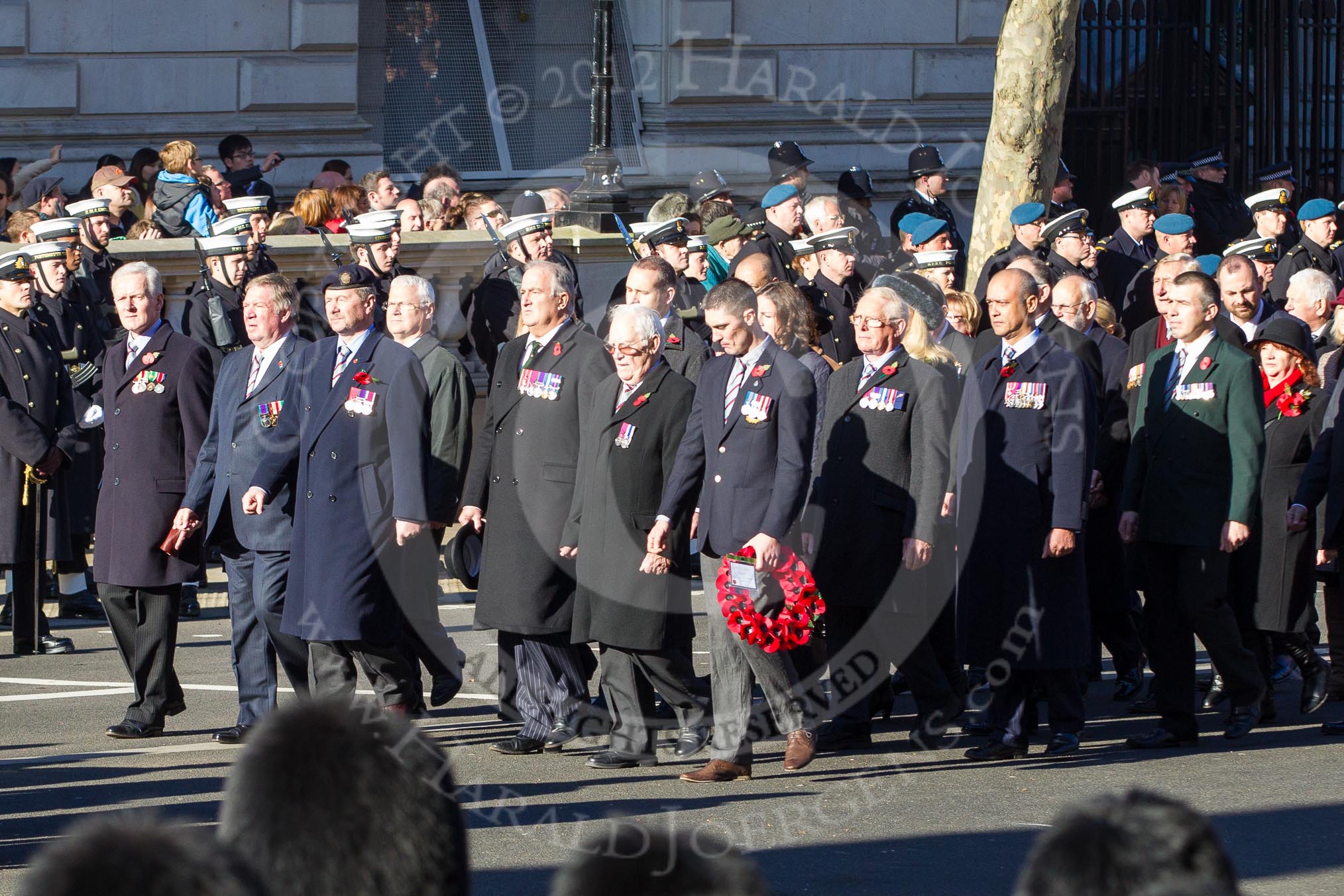 Remembrance Sunday 2012 Cenotaph March Past: Group F13 - Gallantry Medallists League..
Whitehall, Cenotaph,
London SW1,

United Kingdom,
on 11 November 2012 at 11:47, image #479