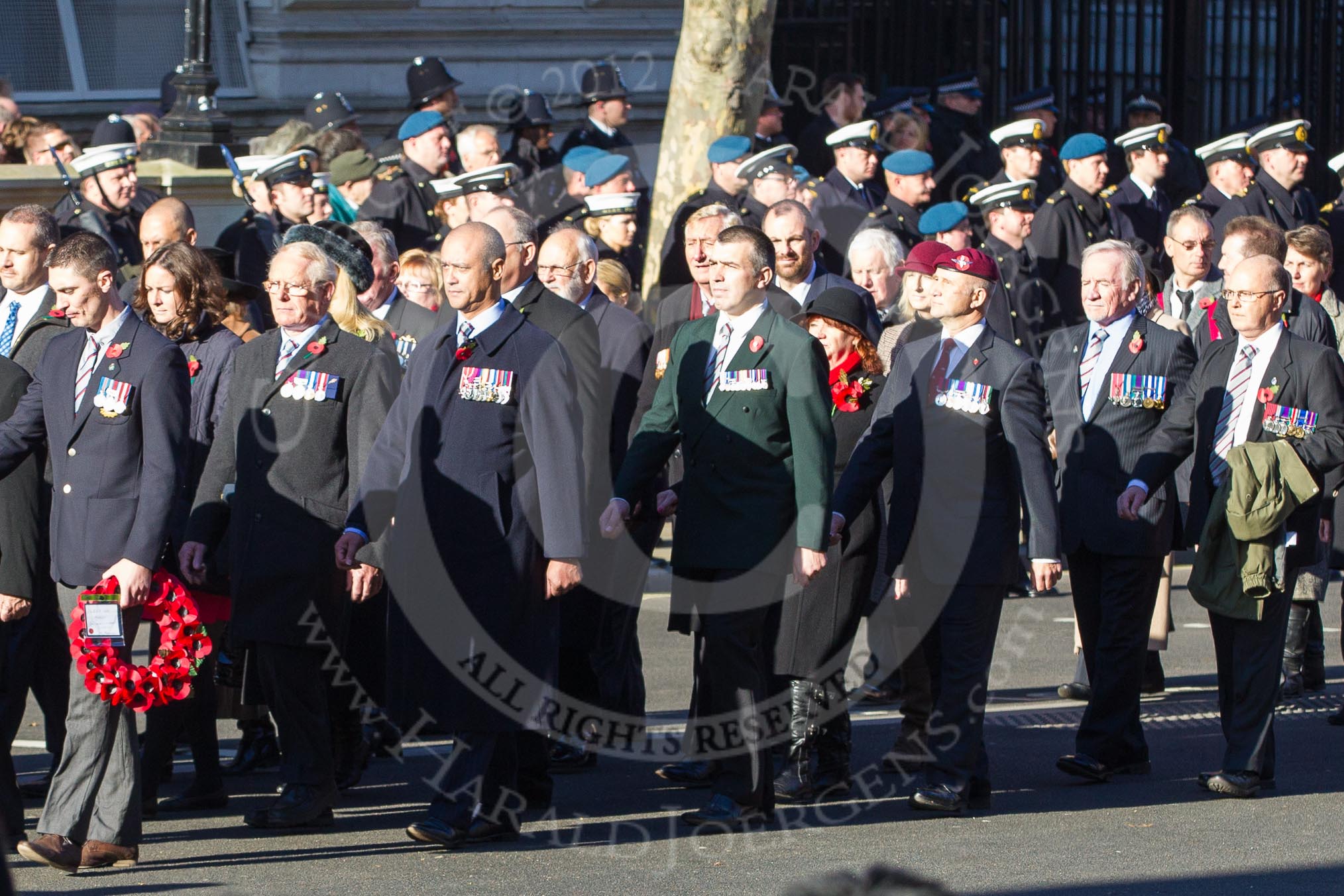 Remembrance Sunday 2012 Cenotaph March Past: Group F13 - Gallantry Medallists League..
Whitehall, Cenotaph,
London SW1,

United Kingdom,
on 11 November 2012 at 11:47, image #483