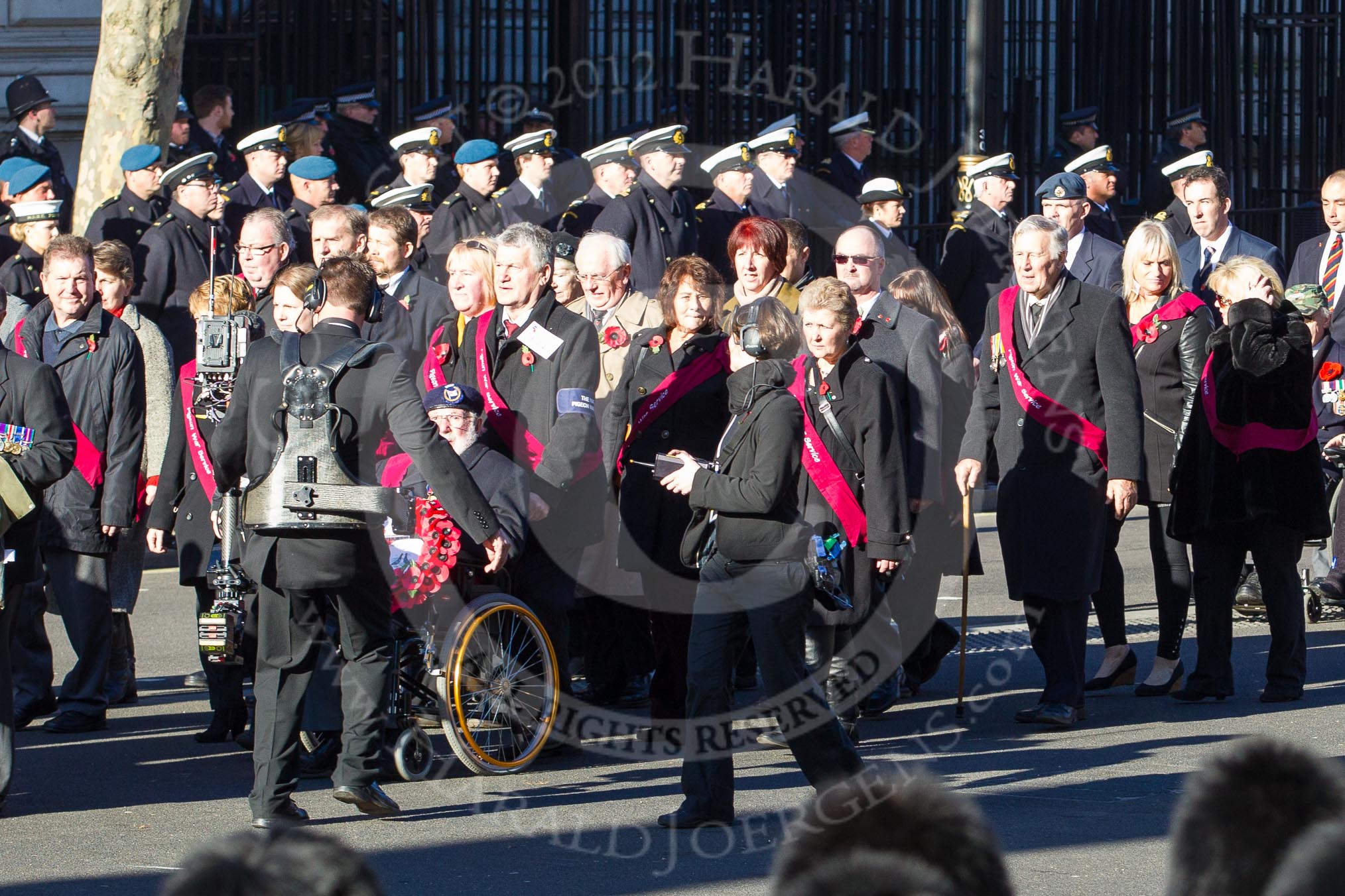 Remembrance Sunday 2012 Cenotaph March Past: Group F14 - National Pigeon War Service..
Whitehall, Cenotaph,
London SW1,

United Kingdom,
on 11 November 2012 at 11:47, image #491