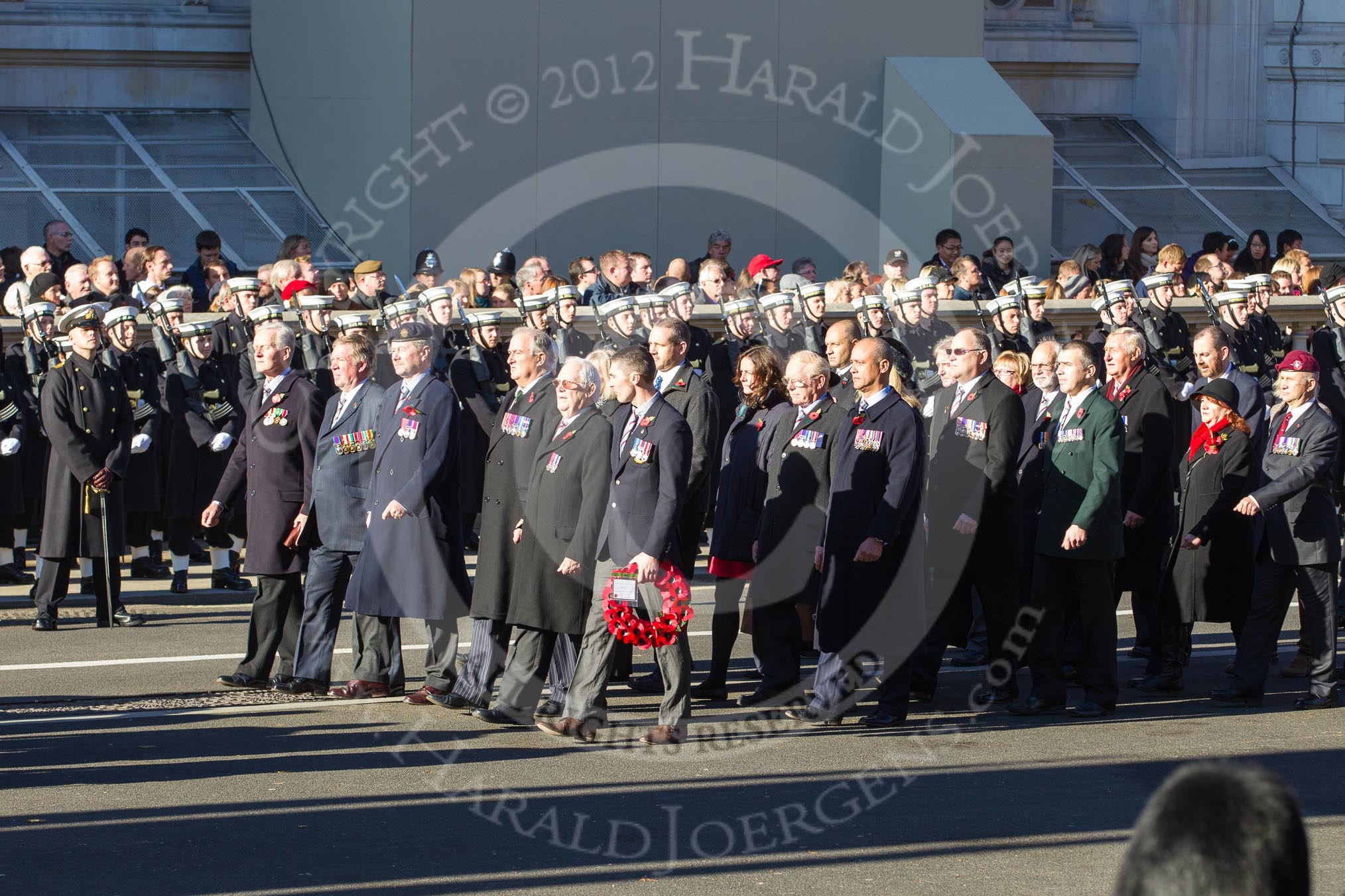 Remembrance Sunday 2012 Cenotaph March Past: Group F13 - Gallantry Medallists League..
Whitehall, Cenotaph,
London SW1,

United Kingdom,
on 11 November 2012 at 11:47, image #493