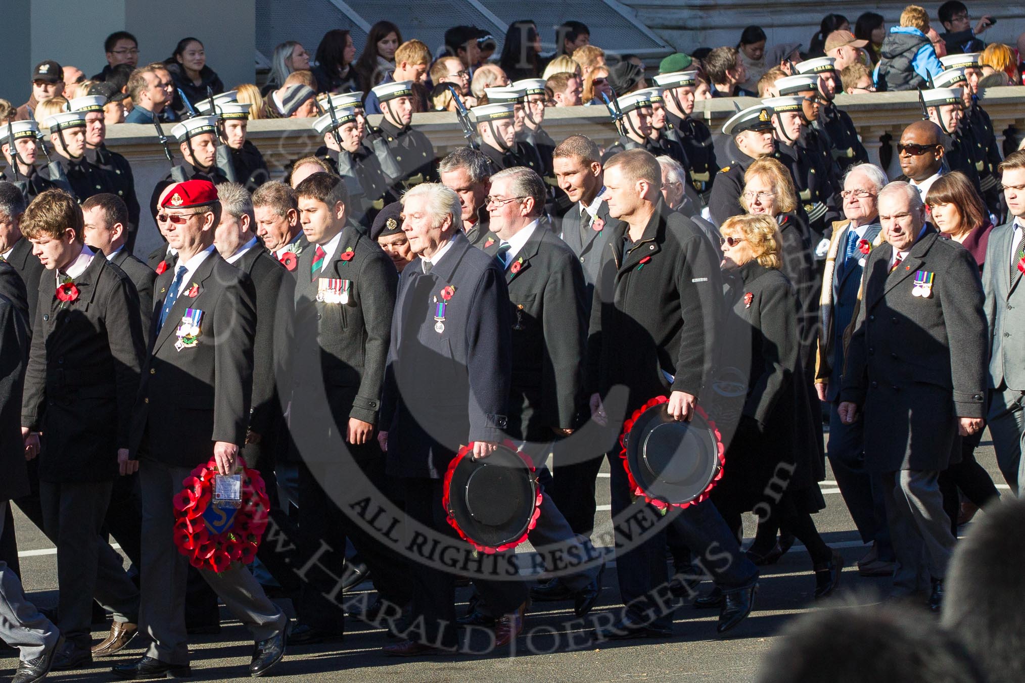 Remembrance Sunday 2012 Cenotaph March Past: Group F15 - National Gulf Veterans & Families Association..
Whitehall, Cenotaph,
London SW1,

United Kingdom,
on 11 November 2012 at 11:47, image #522