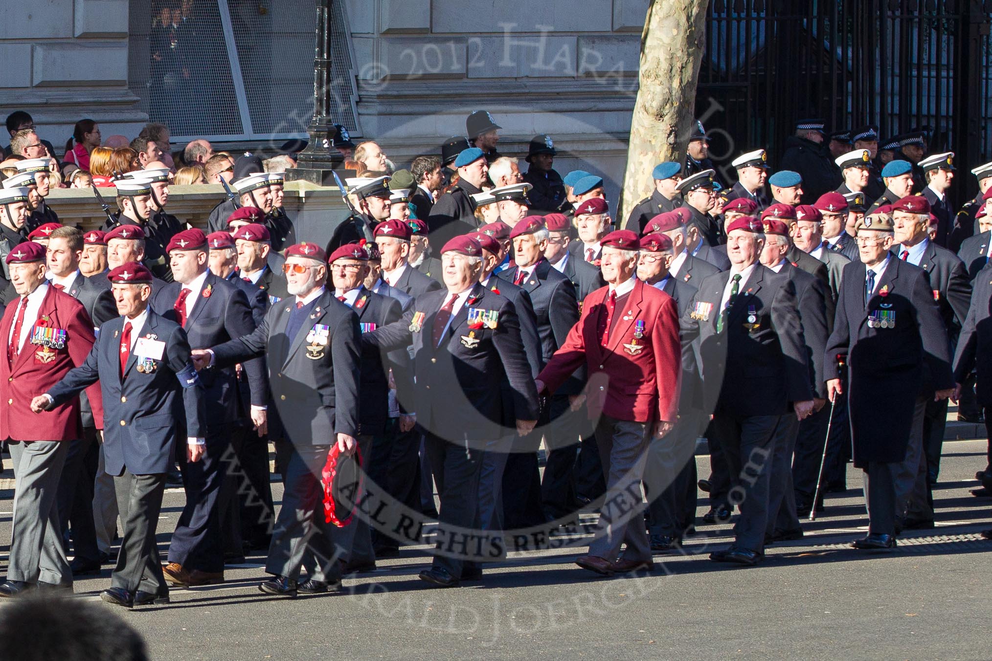 Remembrance Sunday 2012 Cenotaph March Past: Group A20 - Parachute Regimental Association..
Whitehall, Cenotaph,
London SW1,

United Kingdom,
on 11 November 2012 at 11:51, image #680