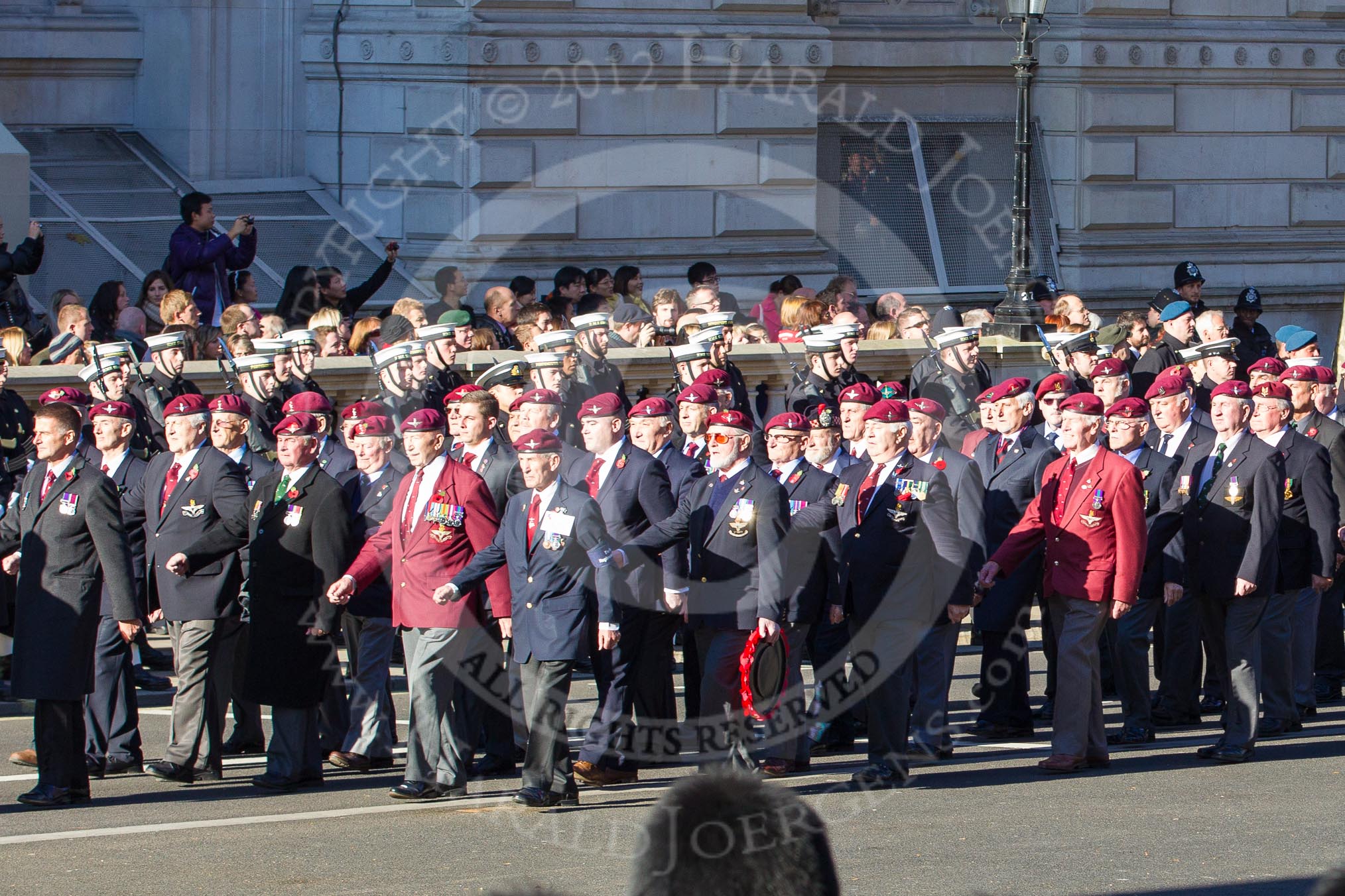 Remembrance Sunday 2012 Cenotaph March Past: Group A20 - Parachute Regimental Association..
Whitehall, Cenotaph,
London SW1,

United Kingdom,
on 11 November 2012 at 11:51, image #681