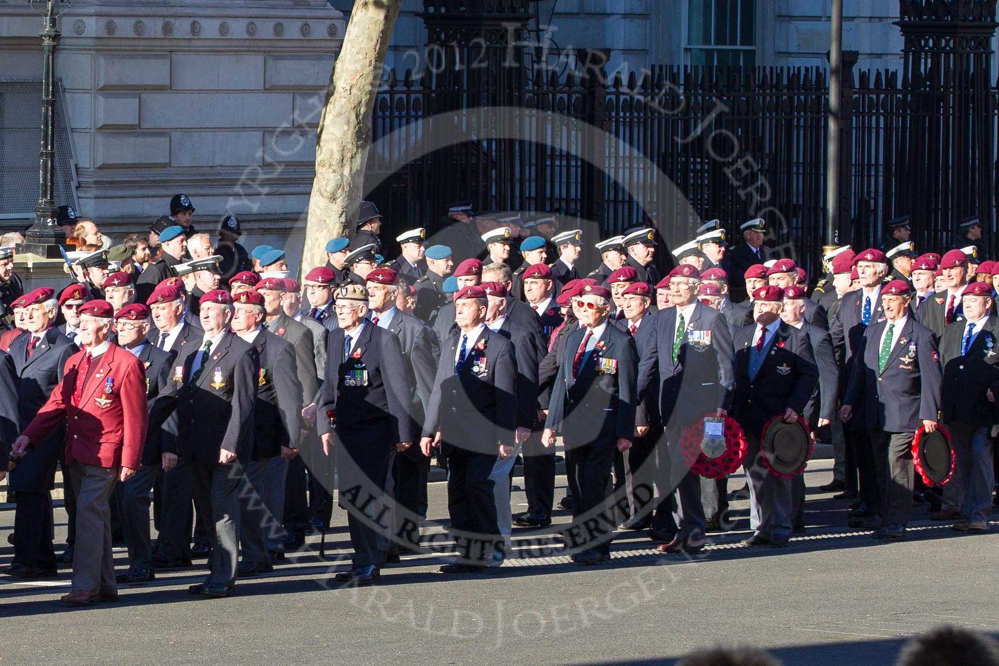 Remembrance Sunday 2012 Cenotaph March Past: Group A20 - Parachute Regimental Association..
Whitehall, Cenotaph,
London SW1,

United Kingdom,
on 11 November 2012 at 11:51, image #682