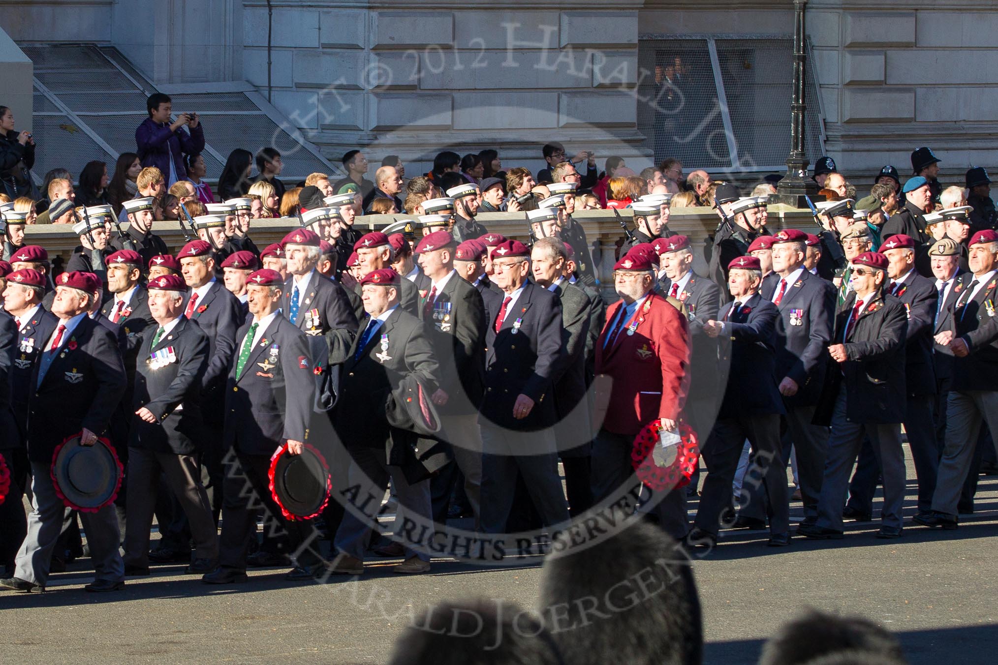 Remembrance Sunday 2012 Cenotaph March Past: Group A20 - Parachute Regimental Association..
Whitehall, Cenotaph,
London SW1,

United Kingdom,
on 11 November 2012 at 11:51, image #691