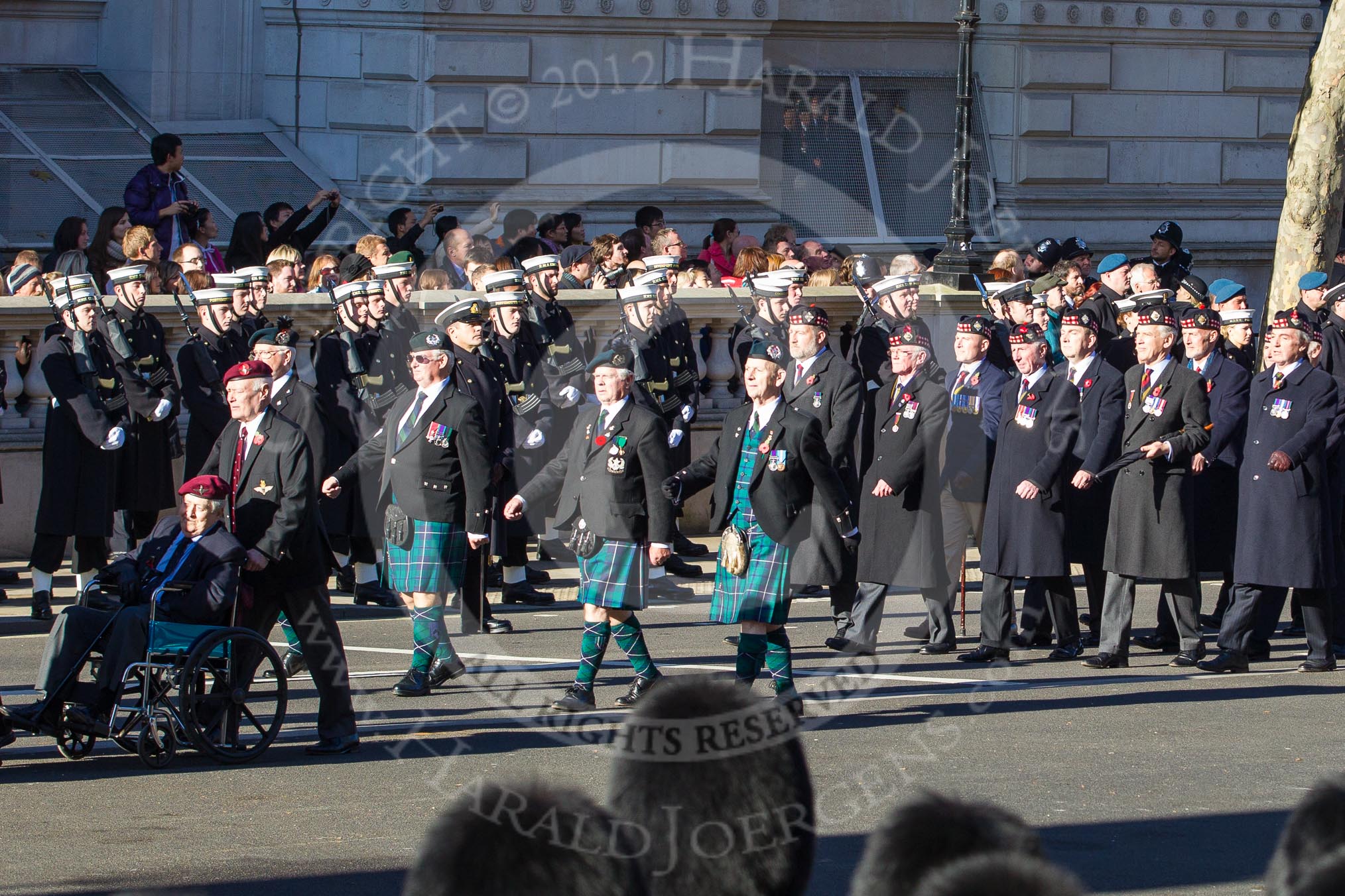 Remembrance Sunday 2012 Cenotaph March Past: Group A21 - Royal Scots Regimental Association..
Whitehall, Cenotaph,
London SW1,

United Kingdom,
on 11 November 2012 at 11:51, image #698