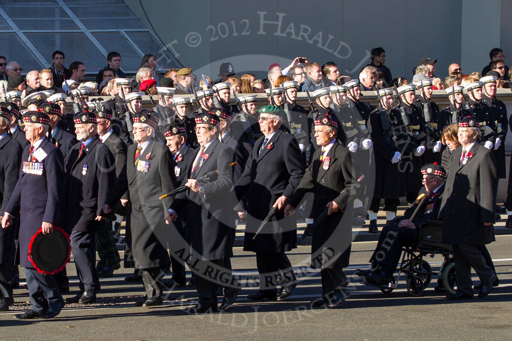 Remembrance Sunday 2012 Cenotaph March Past: Group A21 - Royal Scots Regimental Association..
Whitehall, Cenotaph,
London SW1,

United Kingdom,
on 11 November 2012 at 11:51, image #713