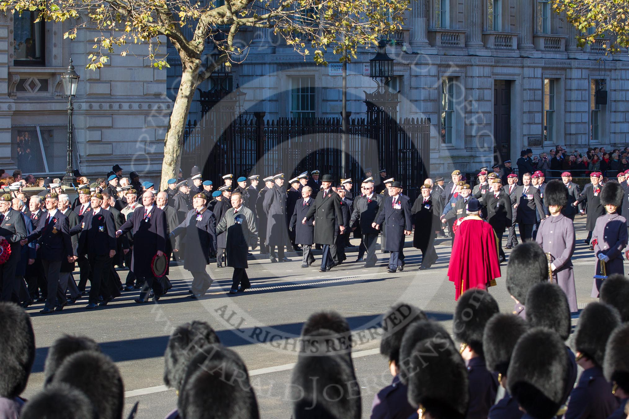 Remembrance Sunday 2012 Cenotaph March Past: Group A26 - Grenadier Guards Association and A27 - Coldstream Guards Association..
Whitehall, Cenotaph,
London SW1,

United Kingdom,
on 11 November 2012 at 11:52, image #745