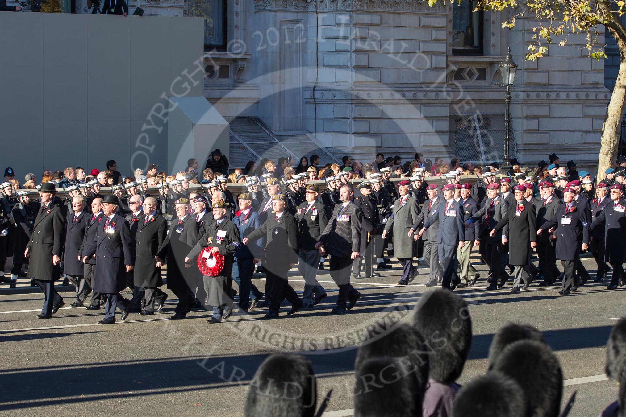 Remembrance Sunday 2012 Cenotaph March Past: Group  A28 - Scots Guards Association..
Whitehall, Cenotaph,
London SW1,

United Kingdom,
on 11 November 2012 at 11:52, image #753