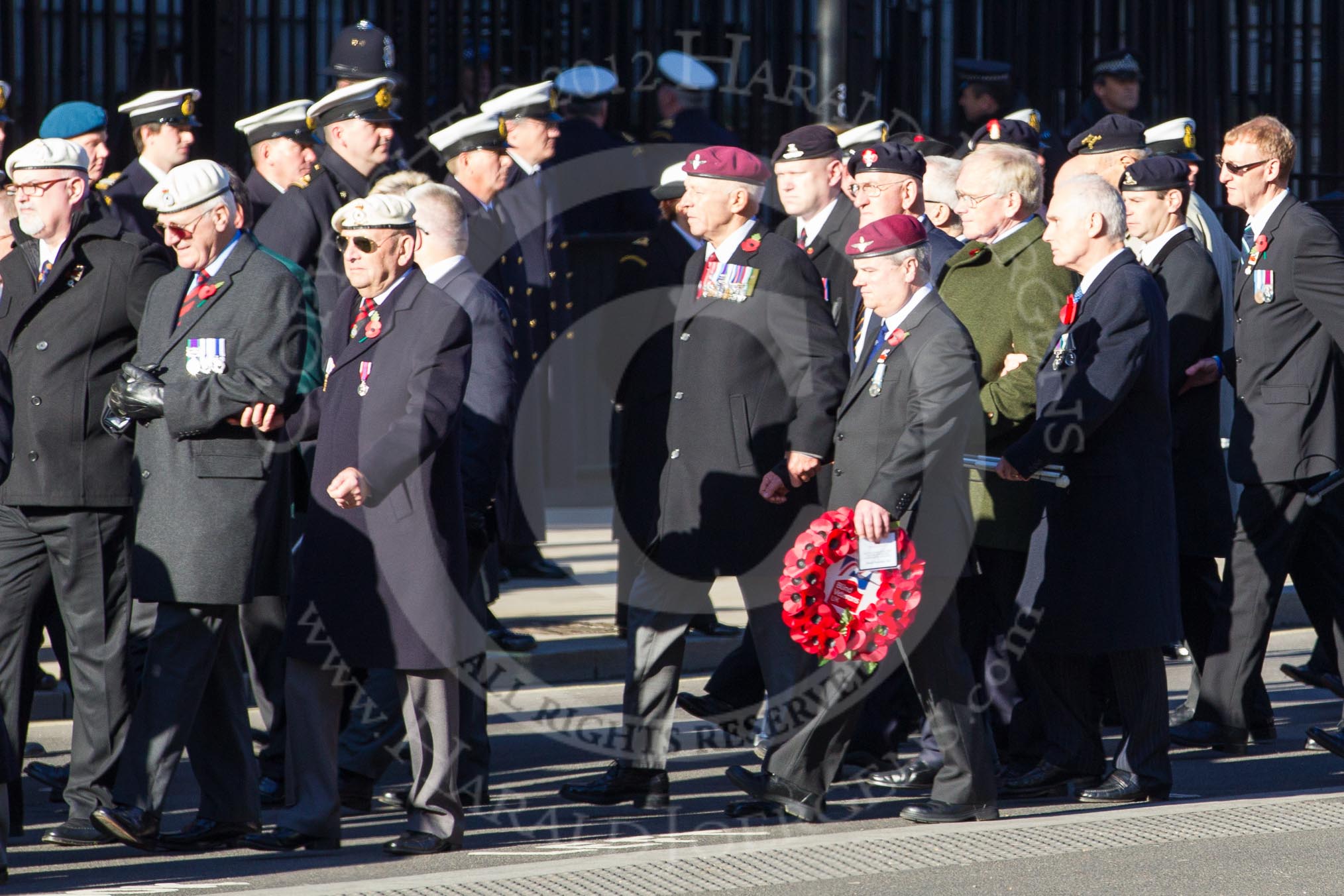 Remembrance Sunday 2012 Cenotaph March Past: Group C1, Blind Veterans UK..
Whitehall, Cenotaph,
London SW1,

United Kingdom,
on 11 November 2012 at 11:54, image #781