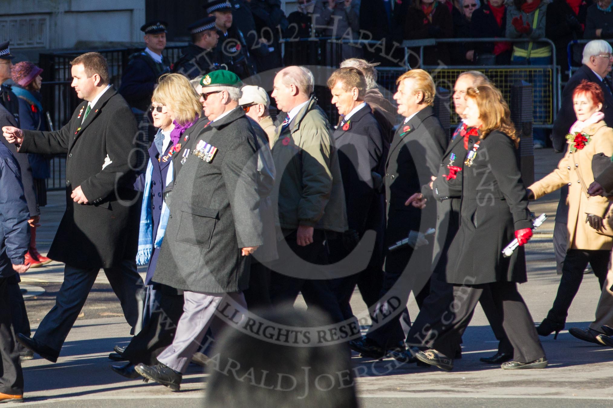 Remembrance Sunday 2012 Cenotaph March Past: Group C1, Blind Veterans UK..
Whitehall, Cenotaph,
London SW1,

United Kingdom,
on 11 November 2012 at 11:54, image #784