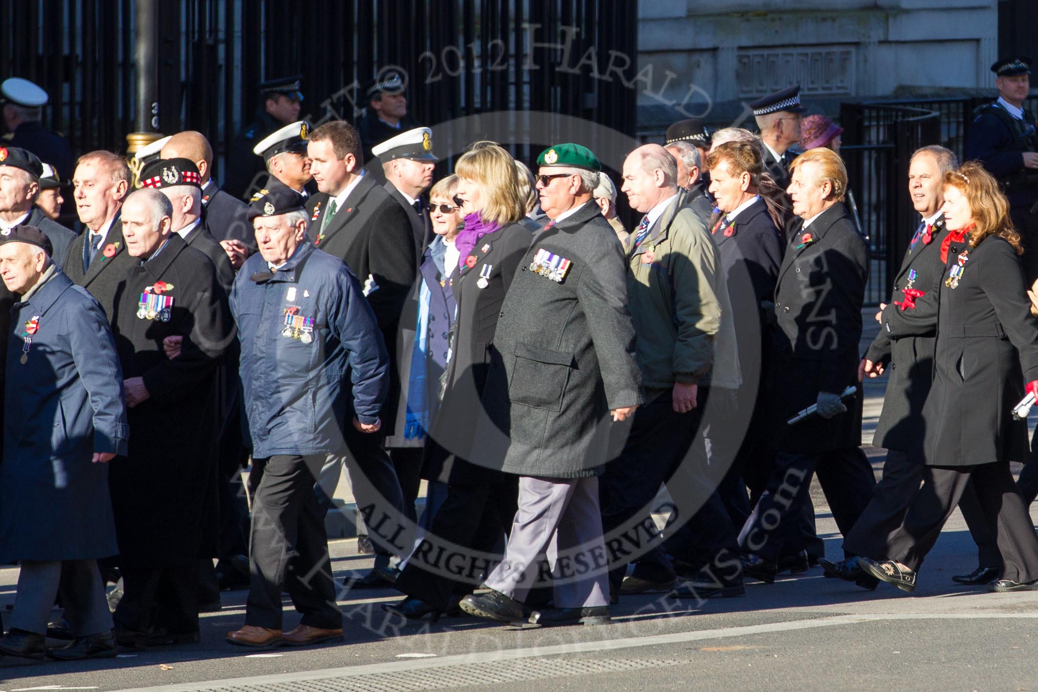 Remembrance Sunday 2012 Cenotaph March Past: Group C1, Blind Veterans UK..
Whitehall, Cenotaph,
London SW1,

United Kingdom,
on 11 November 2012 at 11:54, image #785