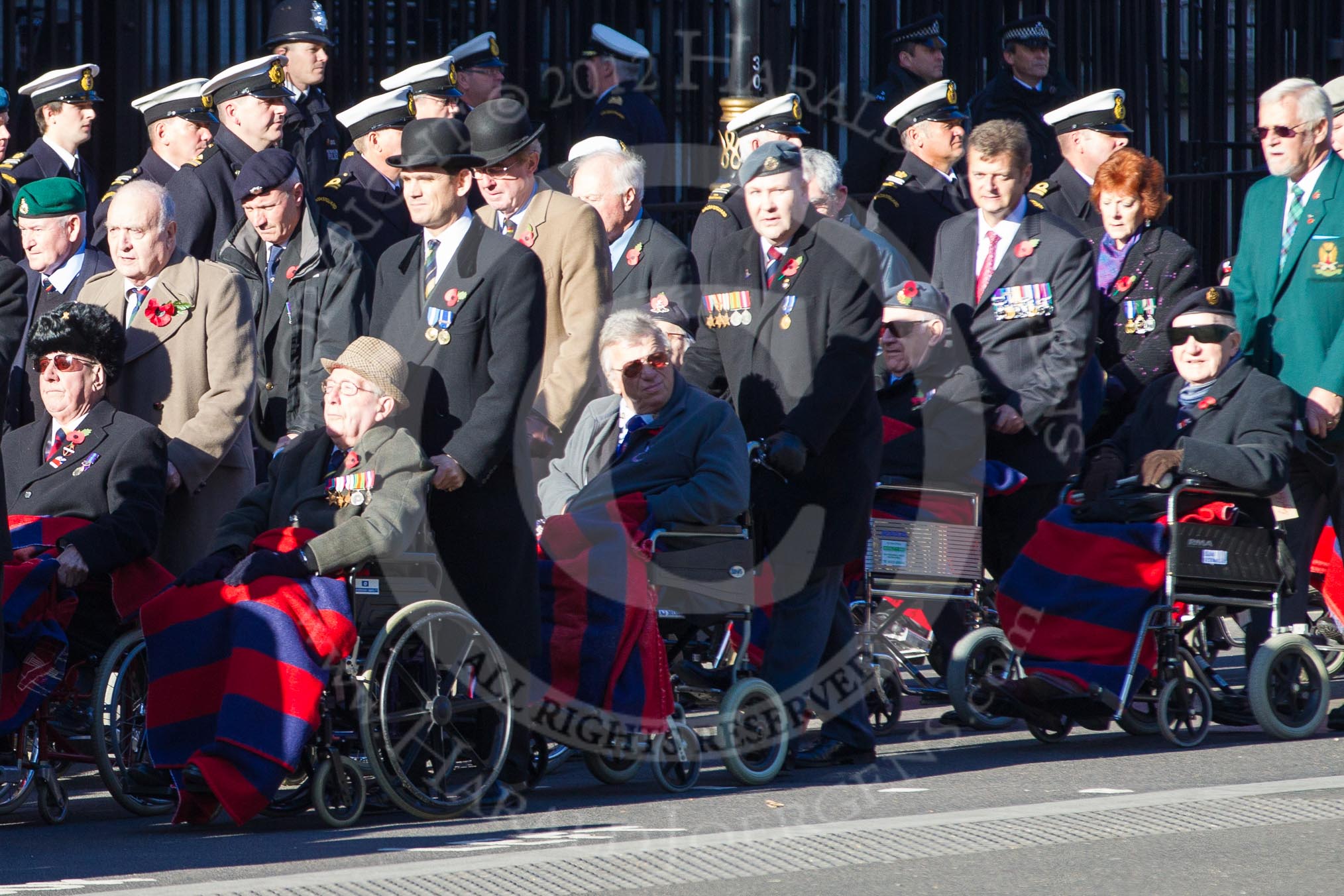 Remembrance Sunday 2012 Cenotaph March Past: Group C1, Blind Veterans UK..
Whitehall, Cenotaph,
London SW1,

United Kingdom,
on 11 November 2012 at 11:54, image #792