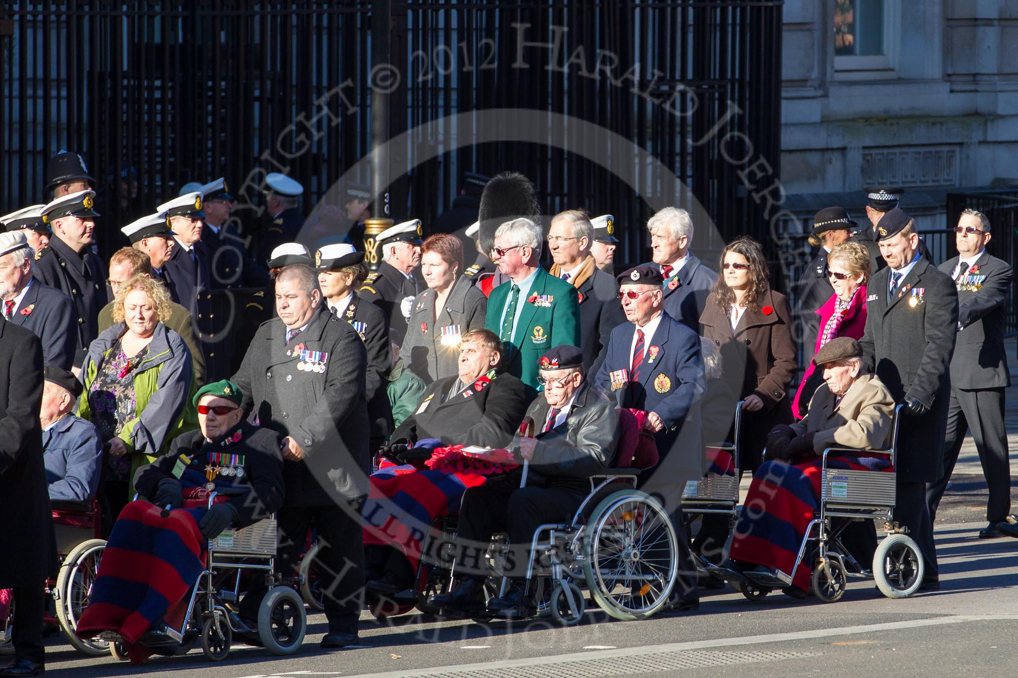 Remembrance Sunday 2012 Cenotaph March Past: Group C1, Blind Veterans UK..
Whitehall, Cenotaph,
London SW1,

United Kingdom,
on 11 November 2012 at 11:54, image #799