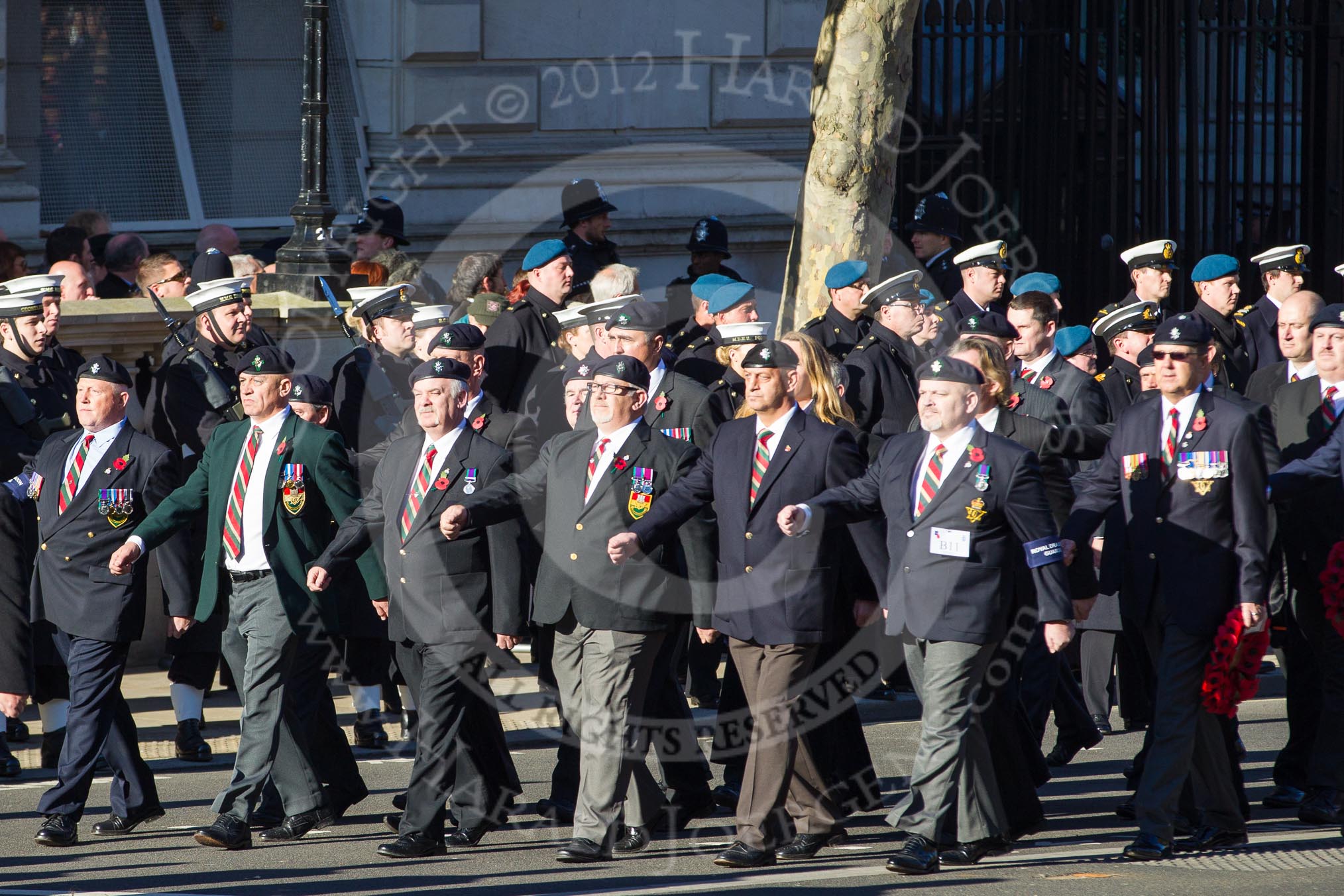 Remembrance Sunday 2012 Cenotaph March Past: Group  B11 - Royal Dragoon Guards ..
Whitehall, Cenotaph,
London SW1,

United Kingdom,
on 11 November 2012 at 11:56, image #865