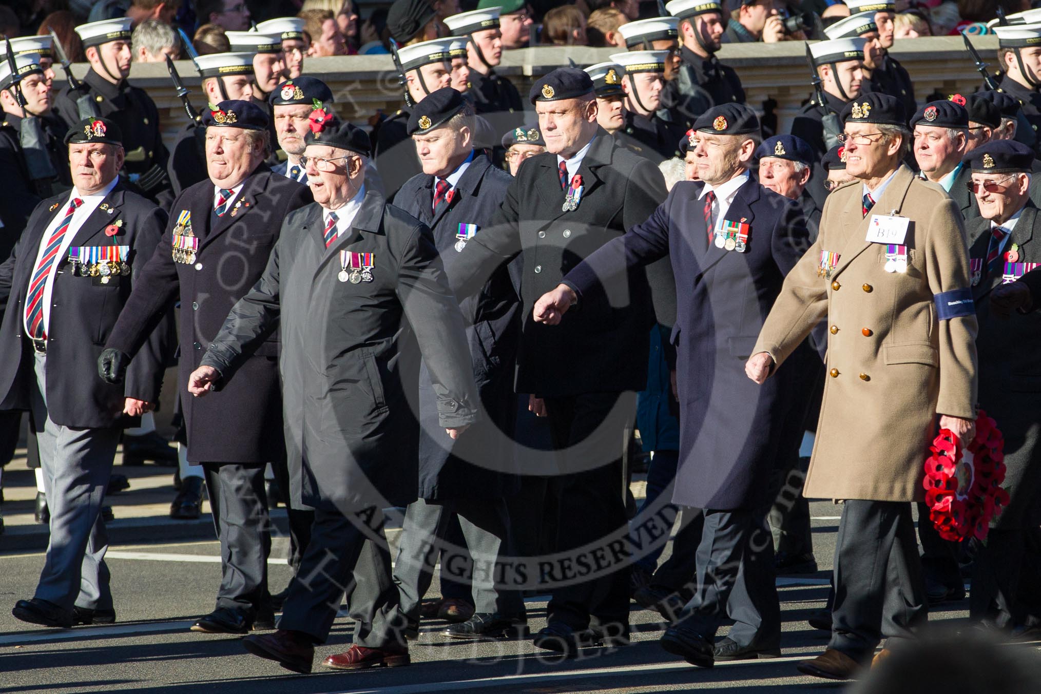 Remembrance Sunday 2012 Cenotaph March Past: Group B19 - Beachley Old Boys Association..
Whitehall, Cenotaph,
London SW1,

United Kingdom,
on 11 November 2012 at 11:57, image #929