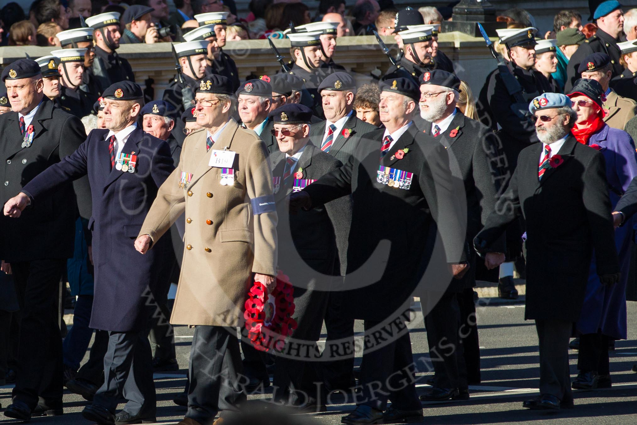 Remembrance Sunday 2012 Cenotaph March Past: Group B19 - Beachley Old Boys Association..
Whitehall, Cenotaph,
London SW1,

United Kingdom,
on 11 November 2012 at 11:57, image #930