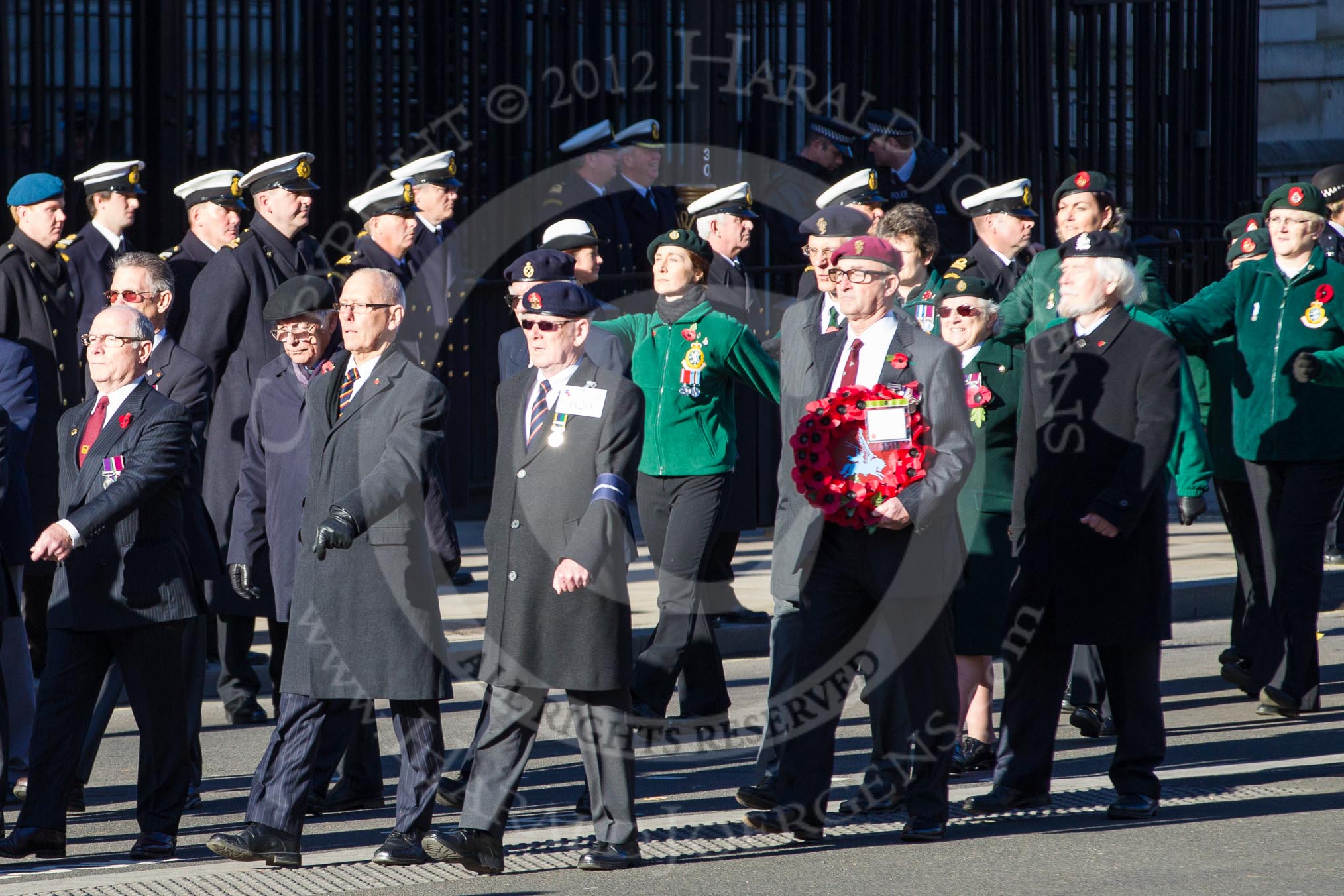 Remembrance Sunday 2012 Cenotaph March Past: Group B20 - Arborfield Old Boys Association..
Whitehall, Cenotaph,
London SW1,

United Kingdom,
on 11 November 2012 at 11:57, image #936