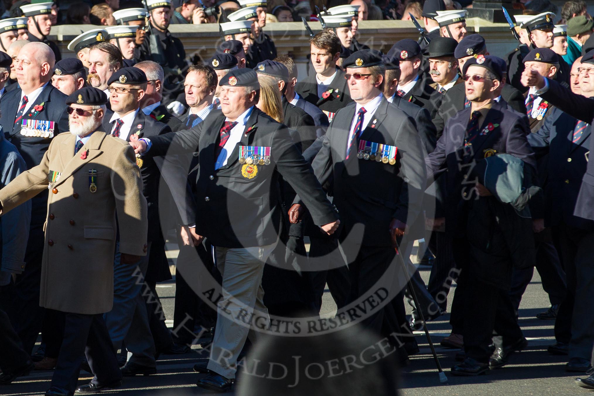 Remembrance Sunday 2012 Cenotaph March Past: Group B27 - Royal Engineers Bomb Disposal Association..
Whitehall, Cenotaph,
London SW1,

United Kingdom,
on 11 November 2012 at 11:59, image #994