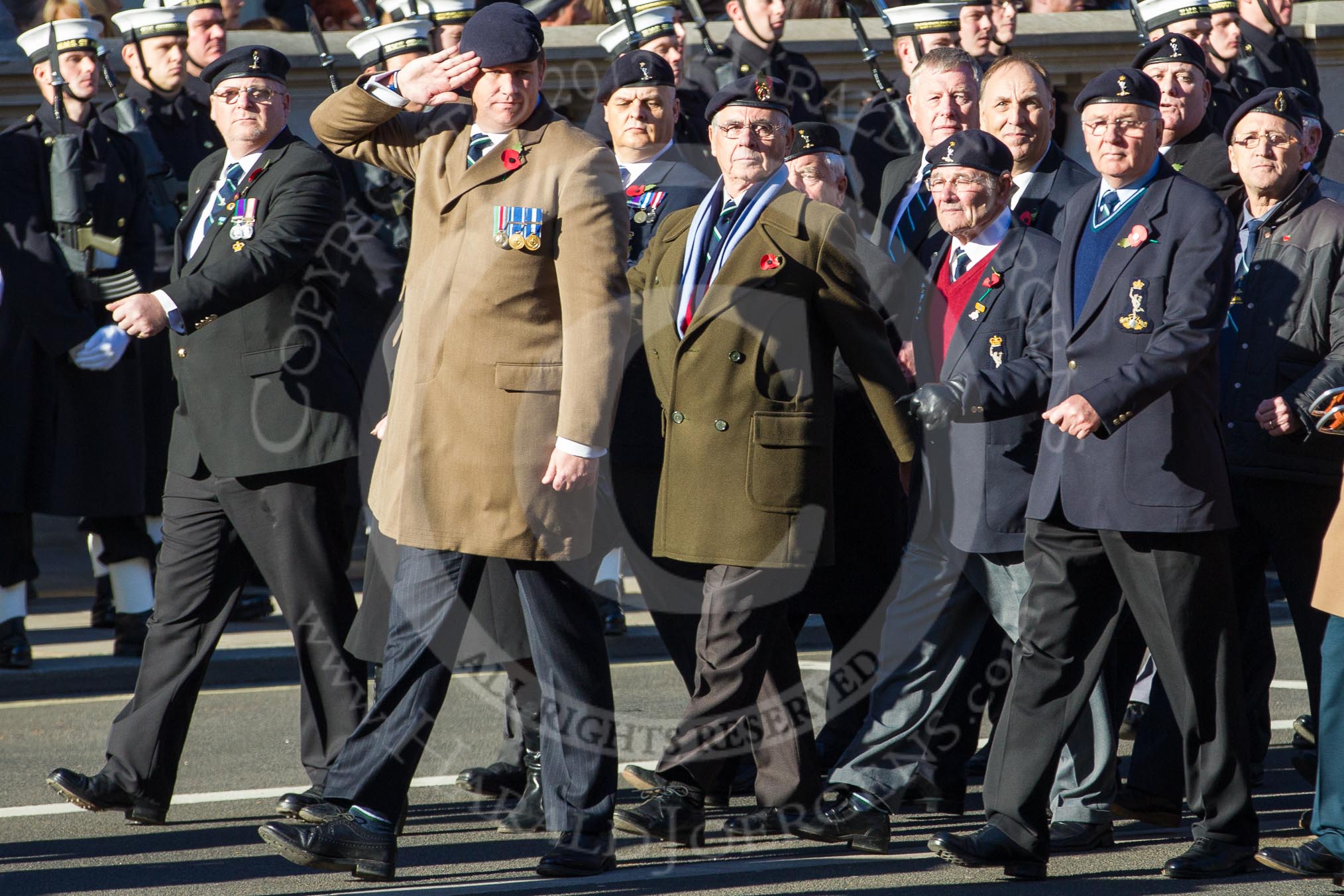 Remembrance Sunday 2012 Cenotaph March Past: Group B29 - Royal Signals Association..
Whitehall, Cenotaph,
London SW1,

United Kingdom,
on 11 November 2012 at 11:59, image #1002