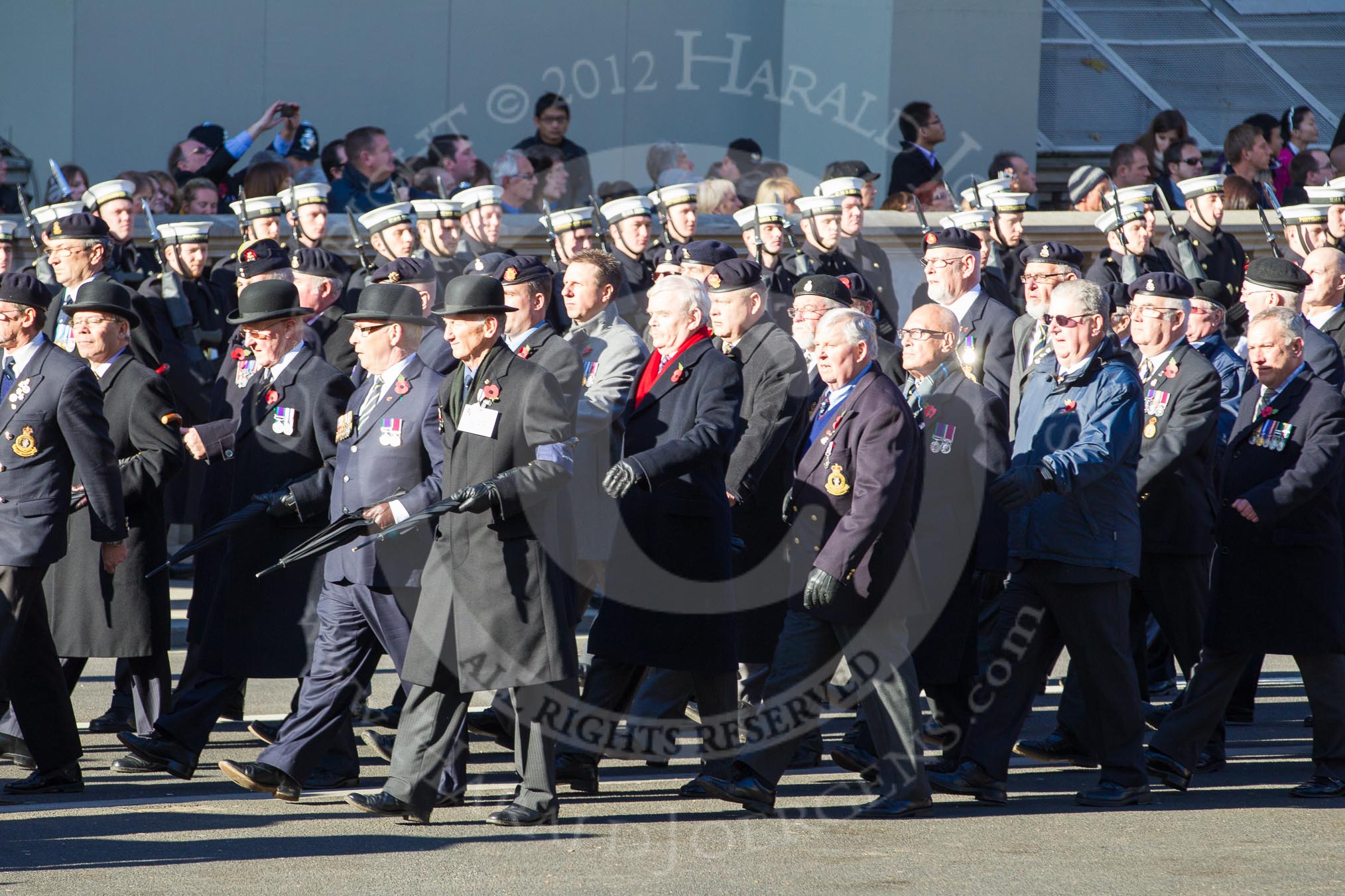 Remembrance Sunday 2012 Cenotaph March Past: Group B33 - Army Catering Corps Association..
Whitehall, Cenotaph,
London SW1,

United Kingdom,
on 11 November 2012 at 12:00, image #1026