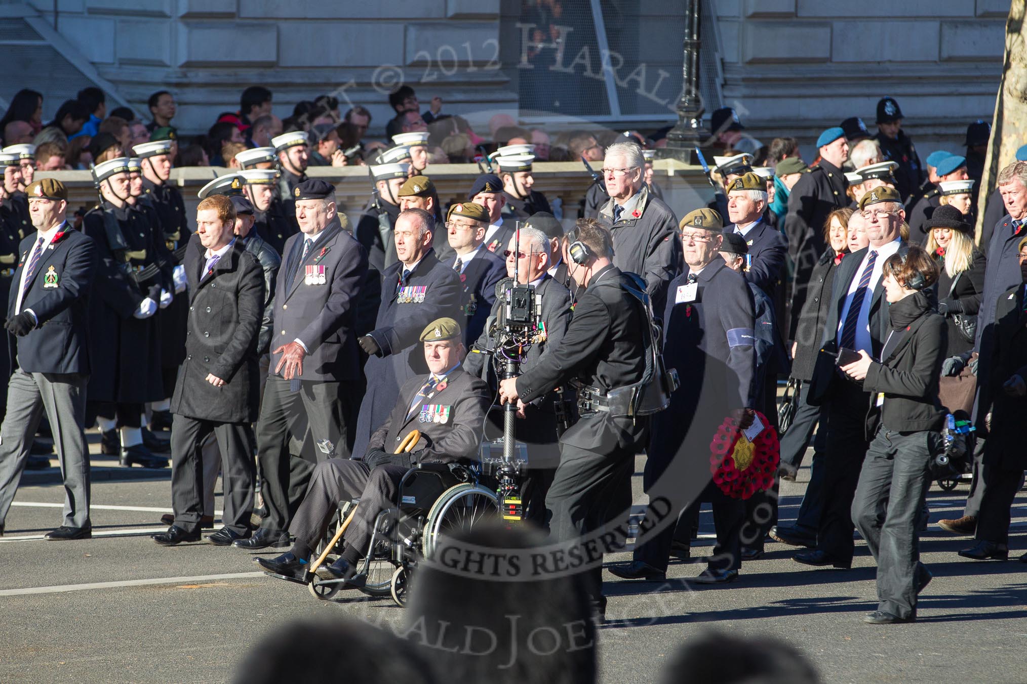 Remembrance Sunday 2012 Cenotaph March Past: Group B34 - Royal Pioneer Corps Association..
Whitehall, Cenotaph,
London SW1,

United Kingdom,
on 11 November 2012 at 12:00, image #1032