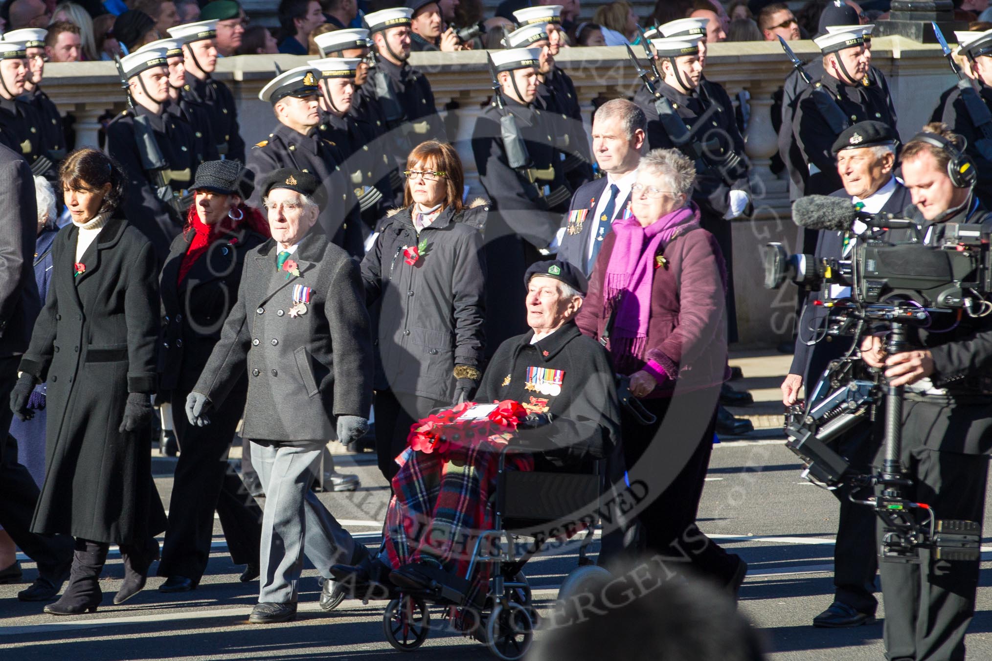 Remembrance Sunday 2012 Cenotaph March Past: Group B34 - Royal Pioneer Corps Association and B35 - Reconnaissance Corps ..
Whitehall, Cenotaph,
London SW1,

United Kingdom,
on 11 November 2012 at 12:00, image #1039