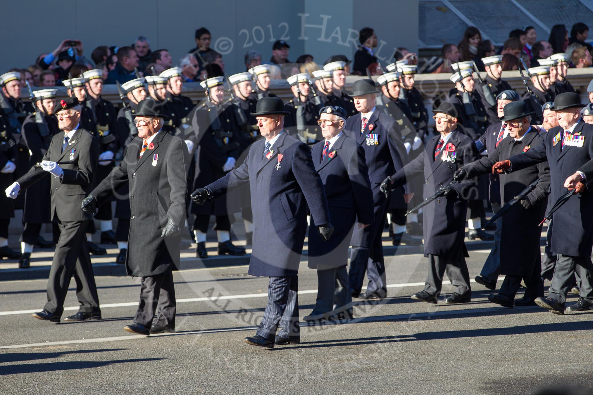 Remembrance Sunday 2012 Cenotaph March Past: Group C2 - Royal Air Force Regiment Association..
Whitehall, Cenotaph,
London SW1,

United Kingdom,
on 11 November 2012 at 12:00, image #1042