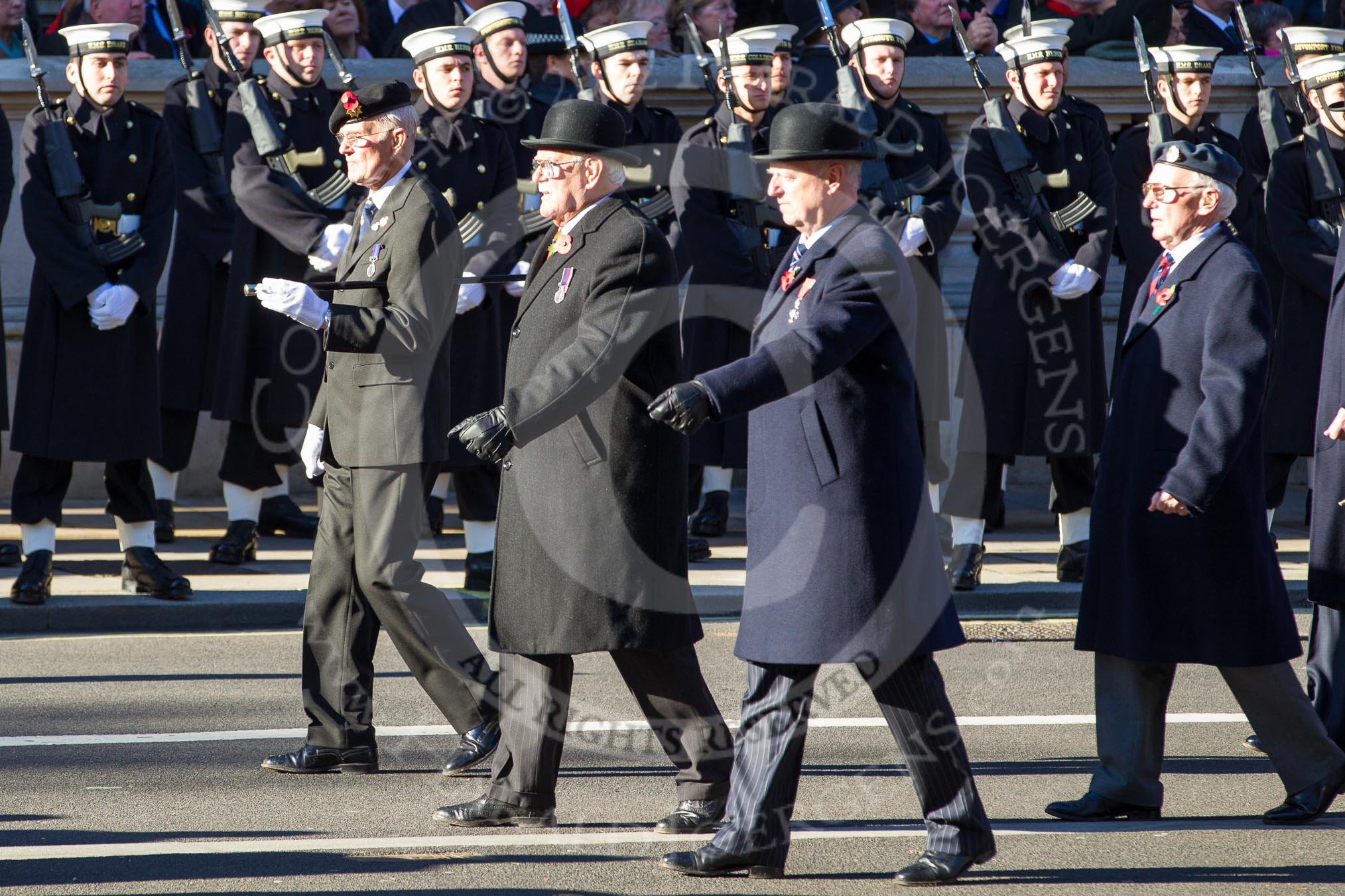 Remembrance Sunday 2012 Cenotaph March Past: Group C2 - Royal Air Force Regiment Association..
Whitehall, Cenotaph,
London SW1,

United Kingdom,
on 11 November 2012 at 12:00, image #1052