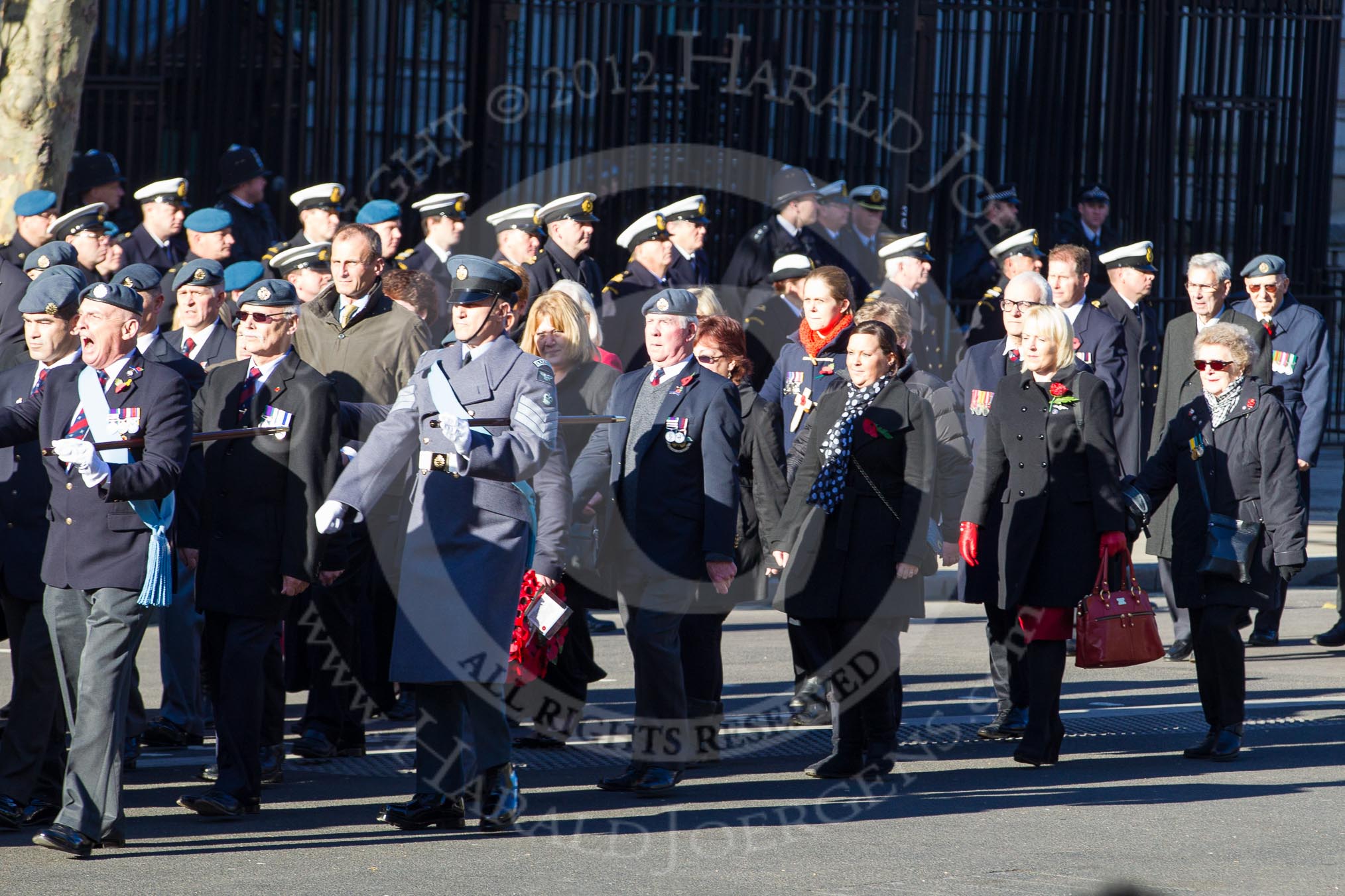 Remembrance Sunday 2012 Cenotaph March Past: Group C2 - Royal Air Force Regiment Association..
Whitehall, Cenotaph,
London SW1,

United Kingdom,
on 11 November 2012 at 12:00, image #1063