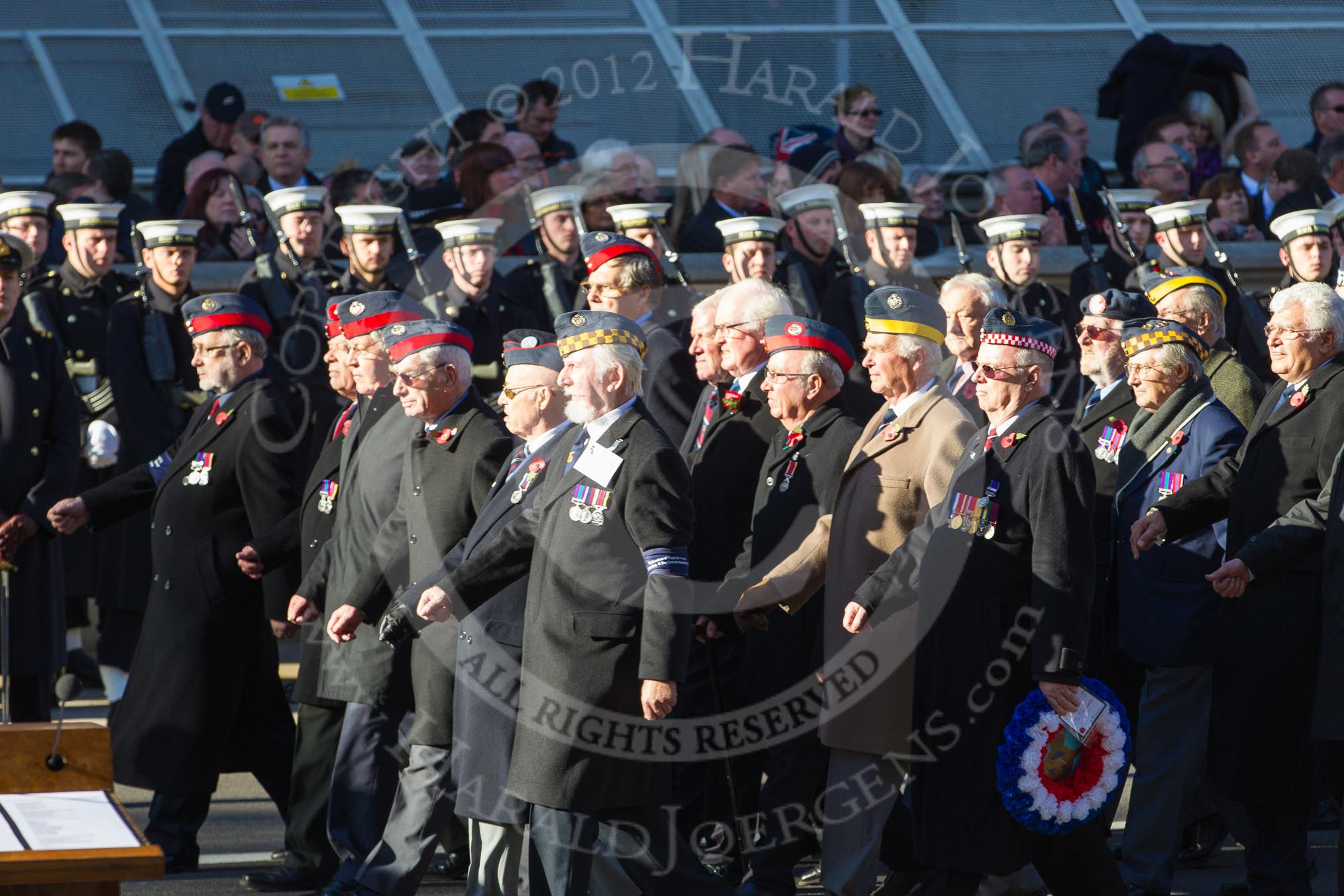 Remembrance Sunday 2012 Cenotaph March Past: Group C10 - Federation of Royal Air Force Apprentice & Boy Entrant Associations..
Whitehall, Cenotaph,
London SW1,

United Kingdom,
on 11 November 2012 at 12:02, image #1107