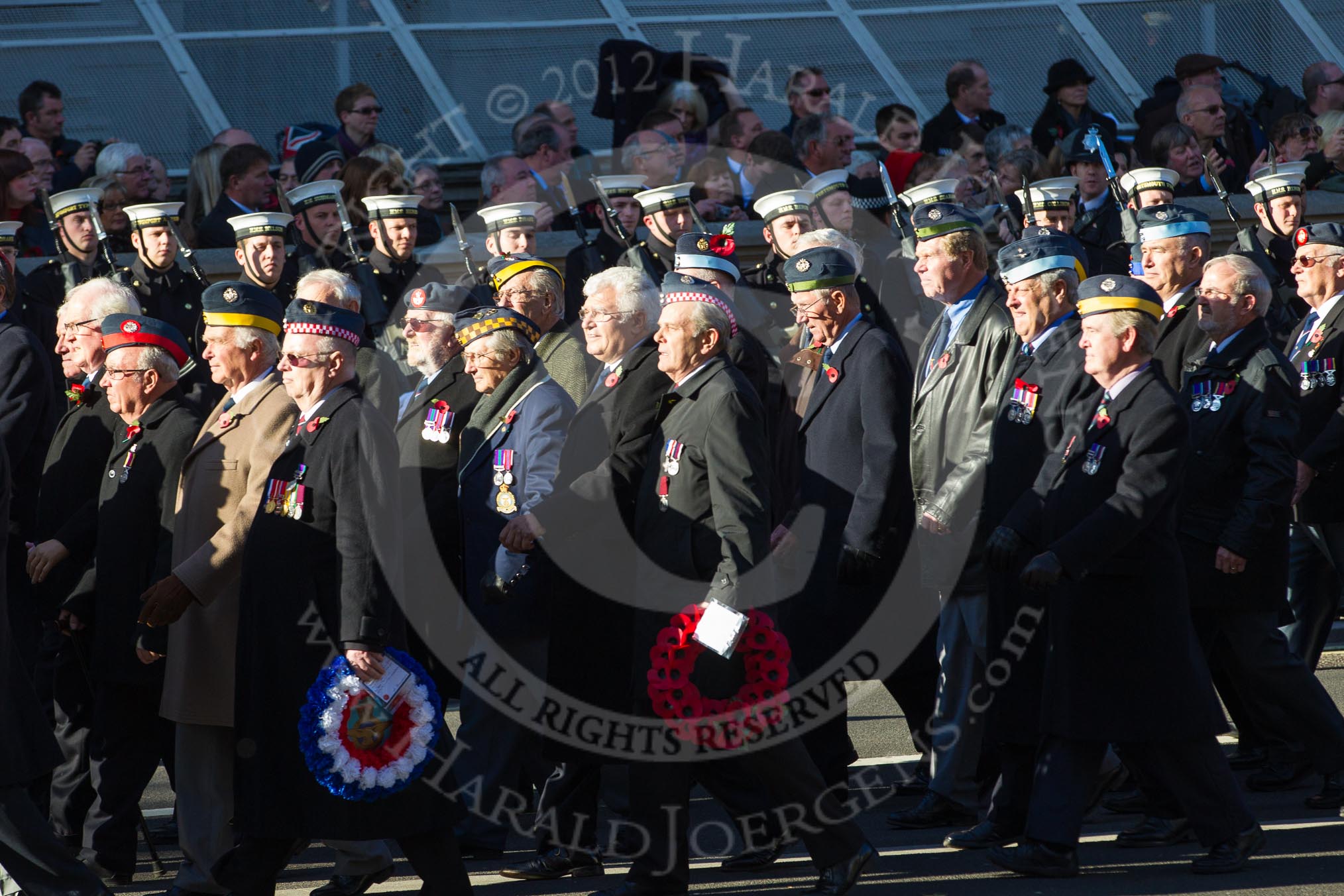 Remembrance Sunday 2012 Cenotaph March Past: Group C10 - Federation of Royal Air Force Apprentice & Boy Entrant Associations..
Whitehall, Cenotaph,
London SW1,

United Kingdom,
on 11 November 2012 at 12:02, image #1108