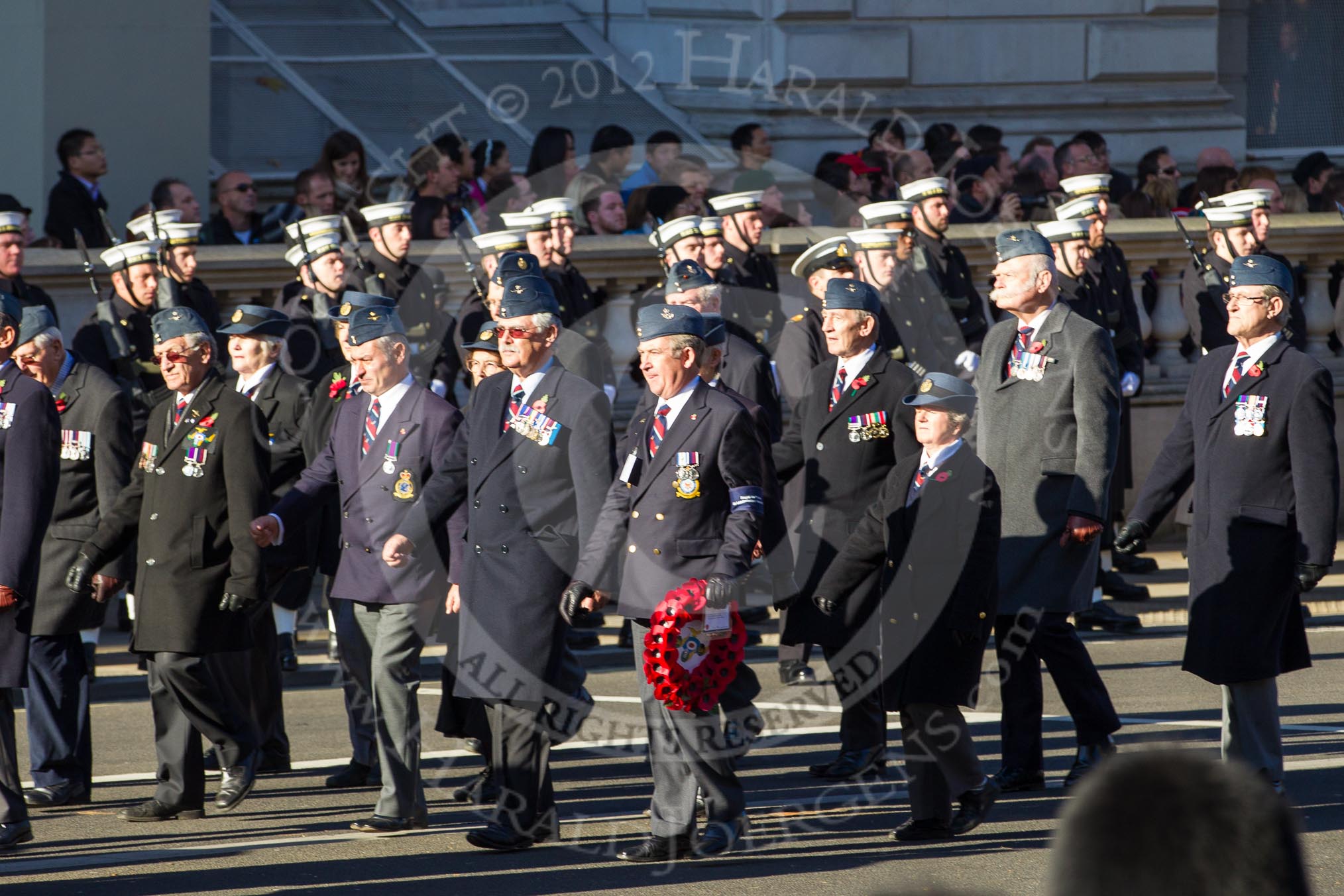 Remembrance Sunday 2012 Cenotaph March Past: Group C11 - Royal Air Force Air Loadmasters Association..
Whitehall, Cenotaph,
London SW1,

United Kingdom,
on 11 November 2012 at 12:02, image #1112