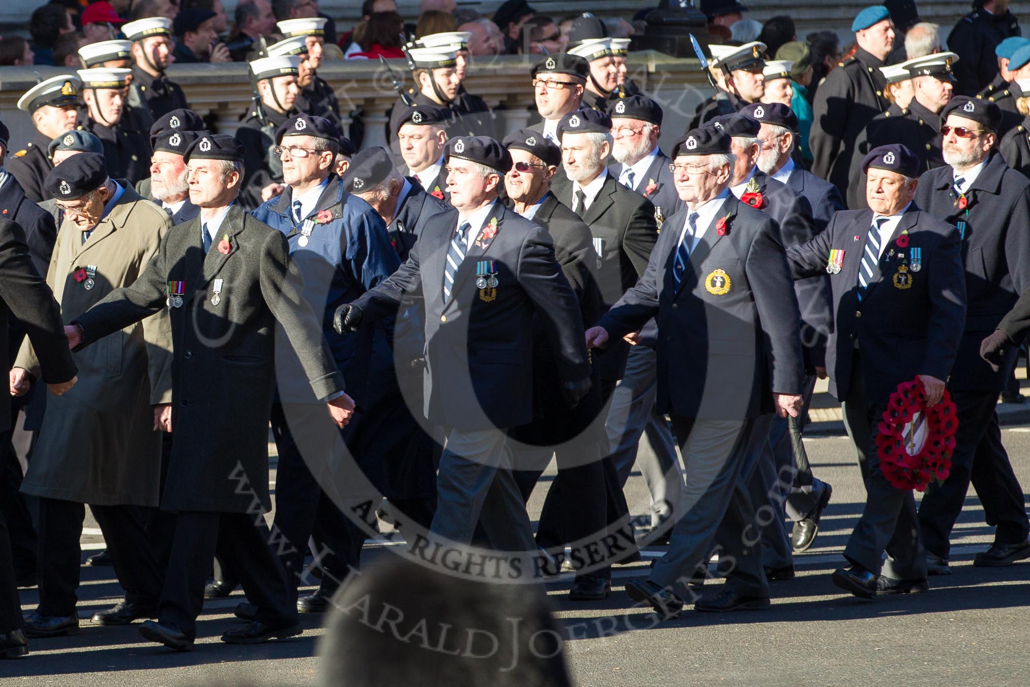 Remembrance Sunday 2012 Cenotaph March Past: Group C15 - Royal Observer Corps Association..
Whitehall, Cenotaph,
London SW1,

United Kingdom,
on 11 November 2012 at 12:03, image #1144